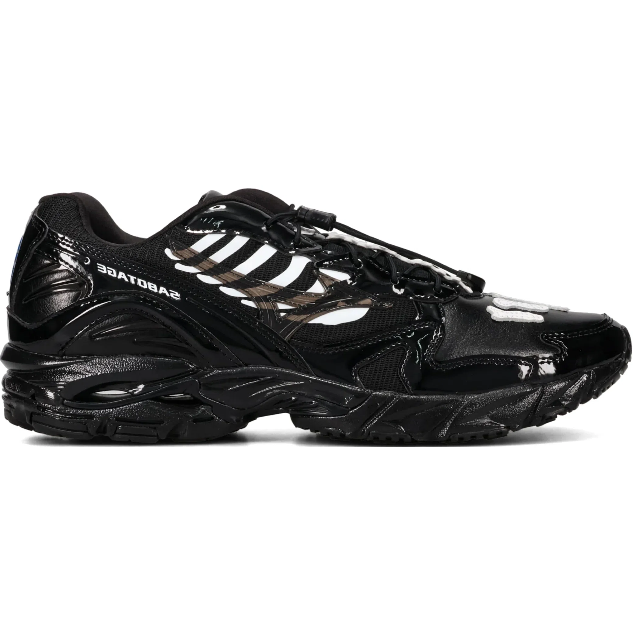 Кроссовки Mizuno Wave Rider 10 X SBTG "Black / Misty Gray / White" | Farsel