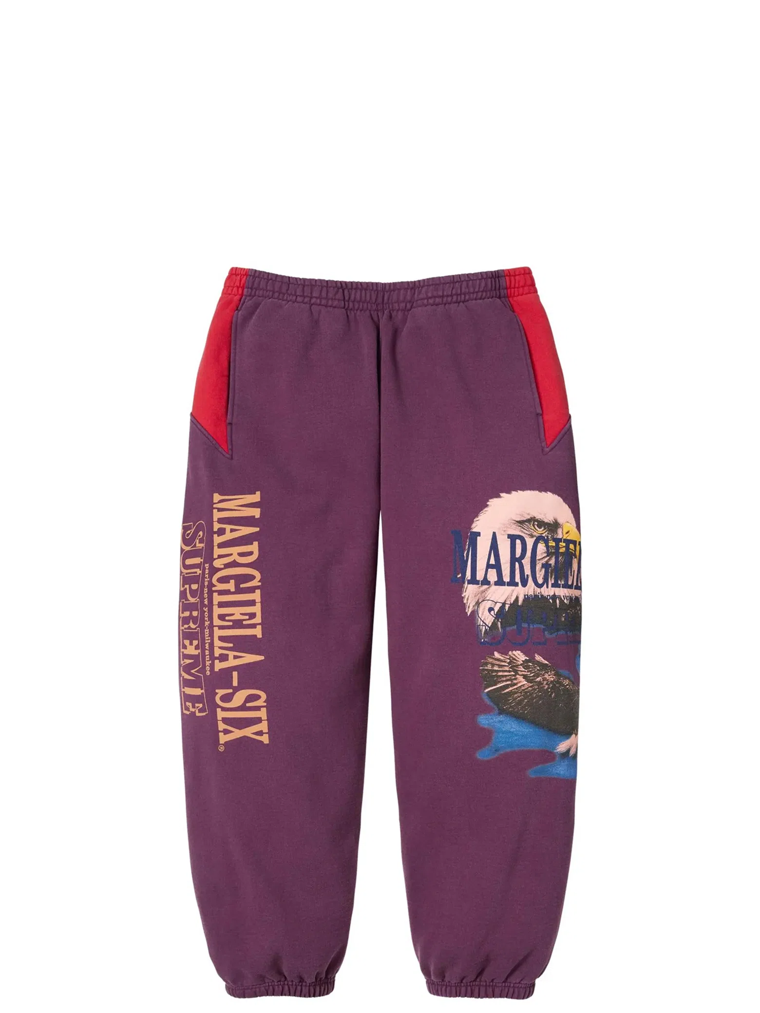 Штаны Supreme SS26 MM6 Maison Margiela x Eagle Sweatpant "Purple" | Farsel