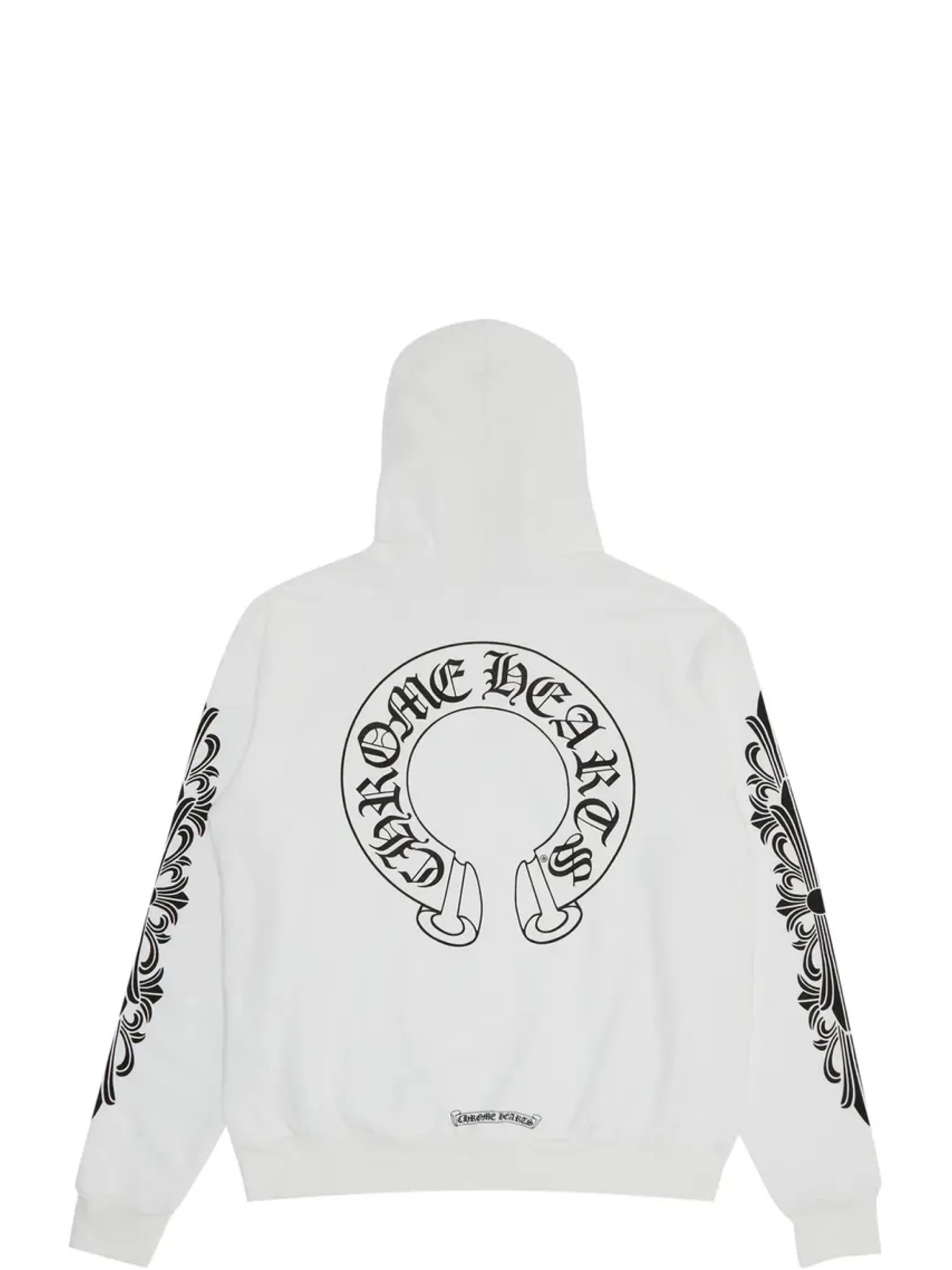 Худи Chrome Hearts Floral Horseshoe Hoodie "White" | Farsel
