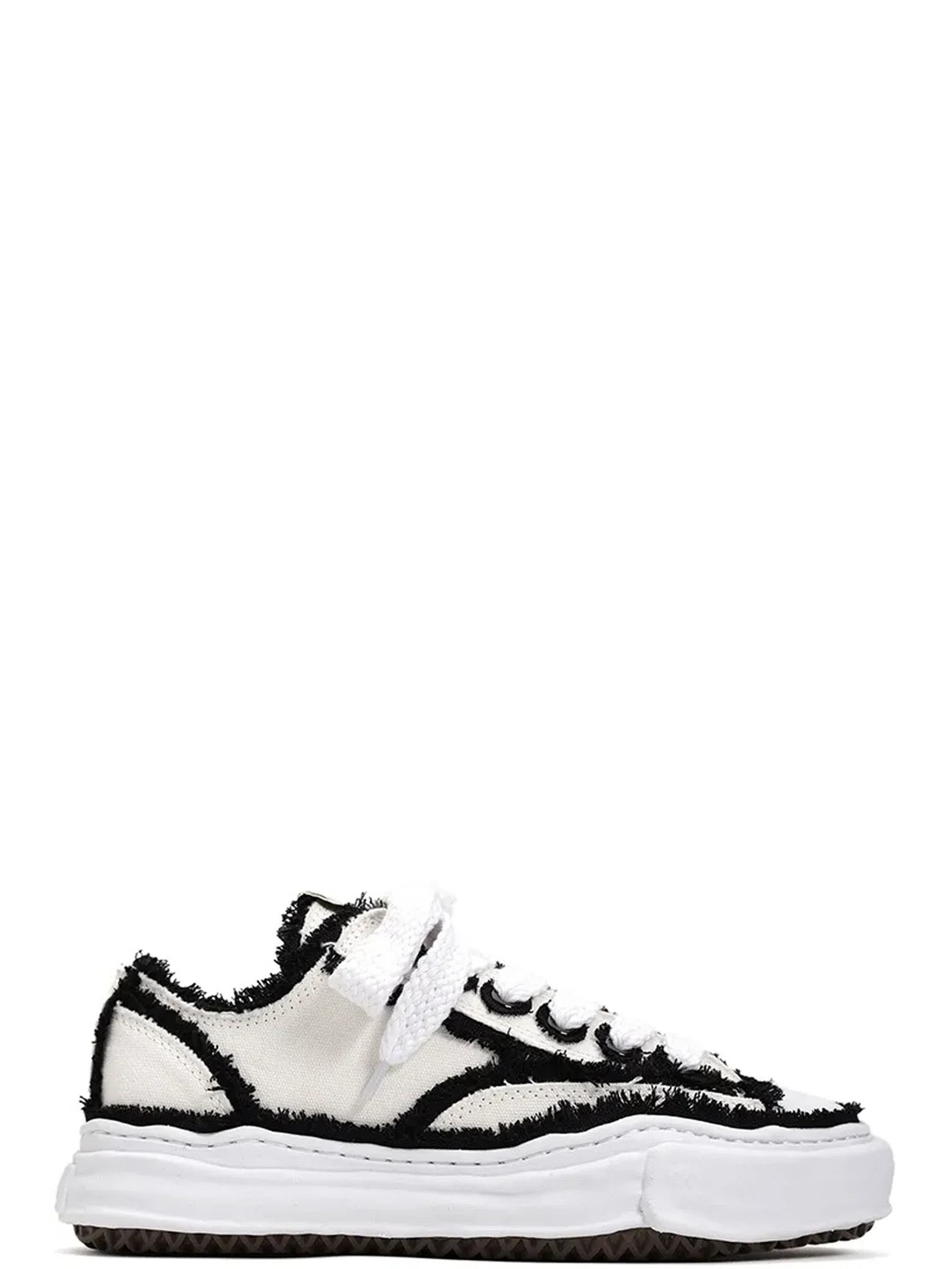 Кеды Maison MIHARA YASUHIRO Peterson OG Sole Canvas Low "White Overhanging" | Farsel