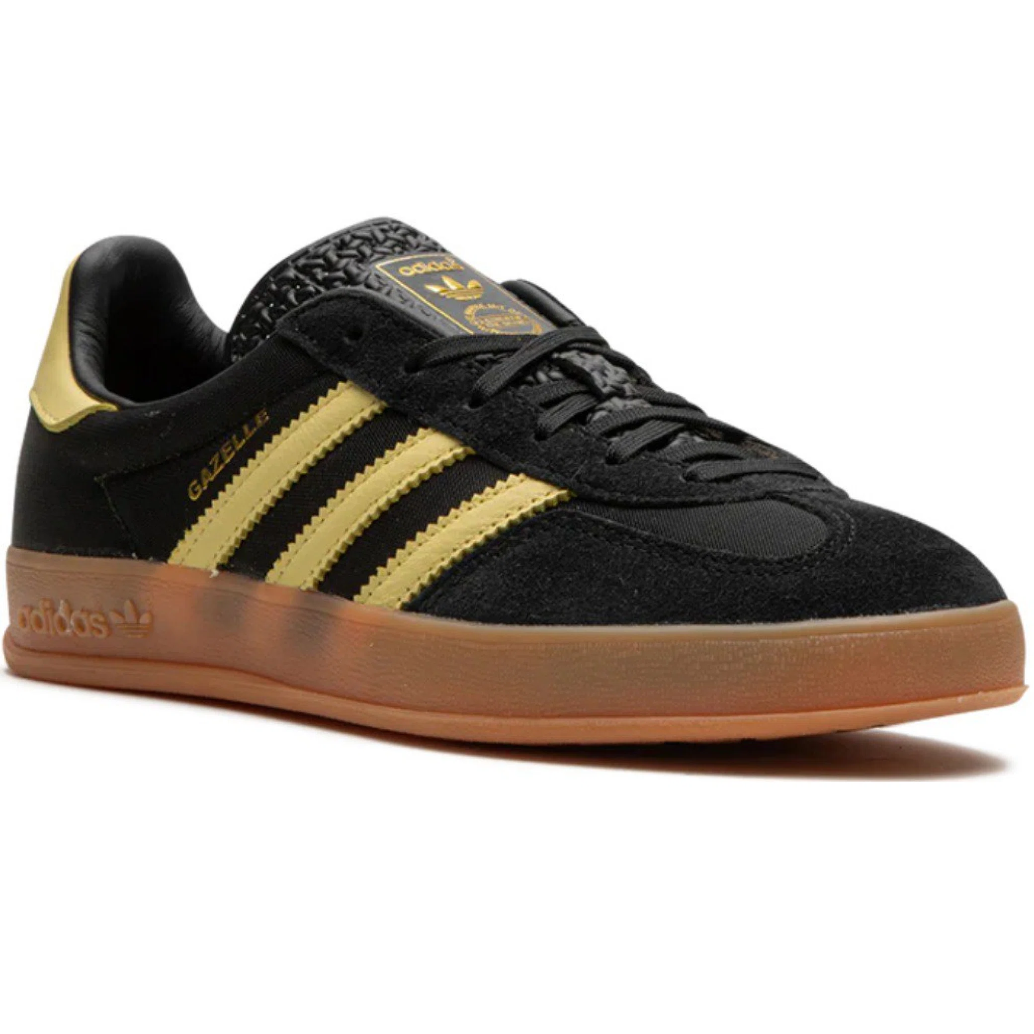 Кроссовки Adidas Gazelle Indoor "Black / Yellow" | Farsel