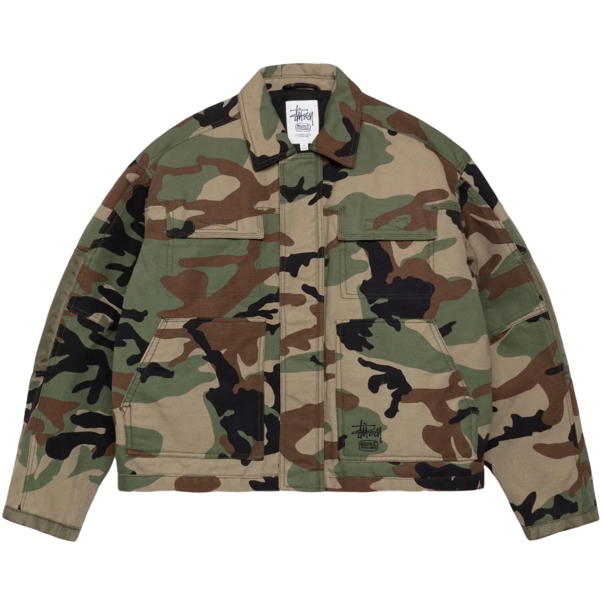 Куртки Stussy Utility Work Jacket "Woodland Camo" | Farsel