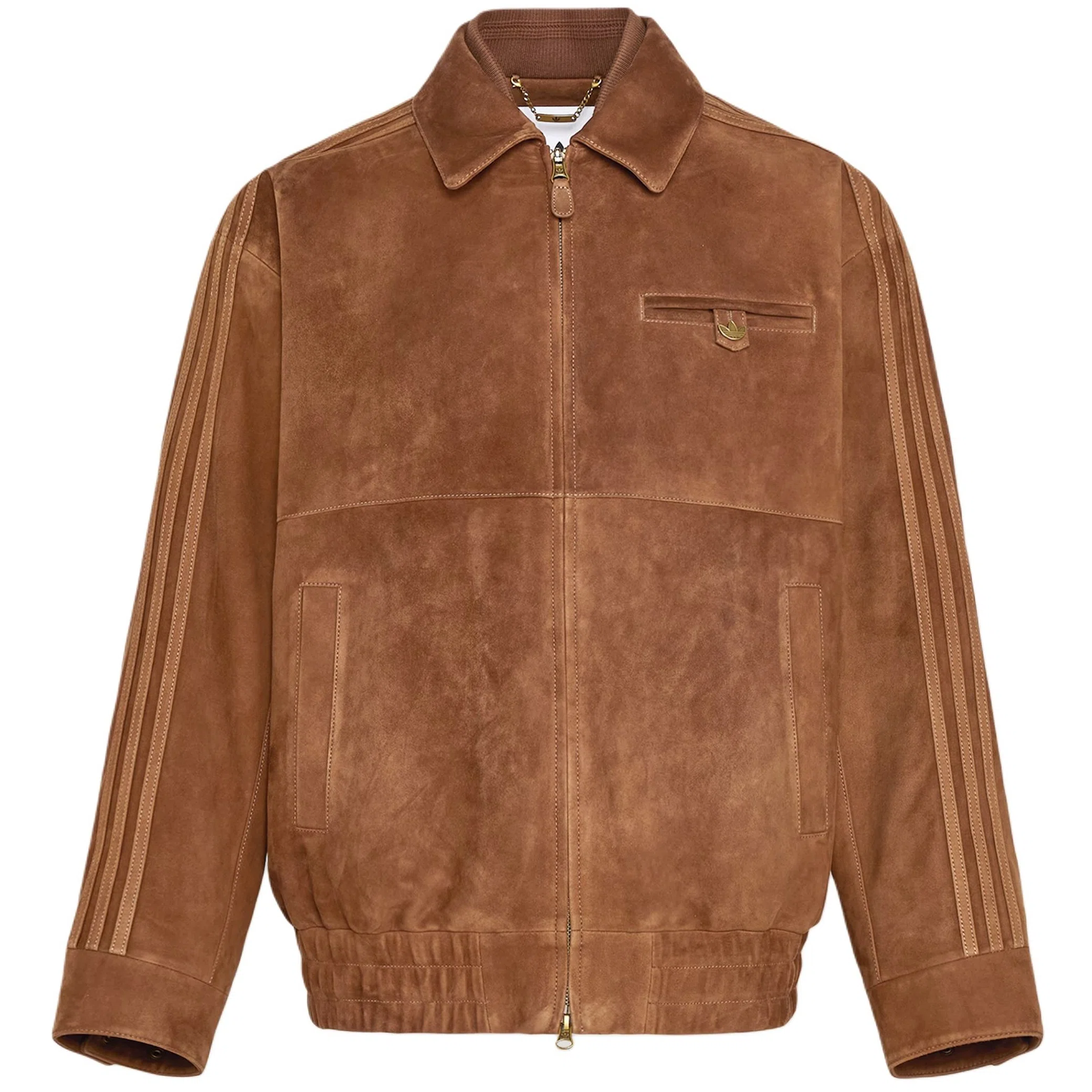 Куртки Adidas Originals Leather Jacket "Brown" | Farsel