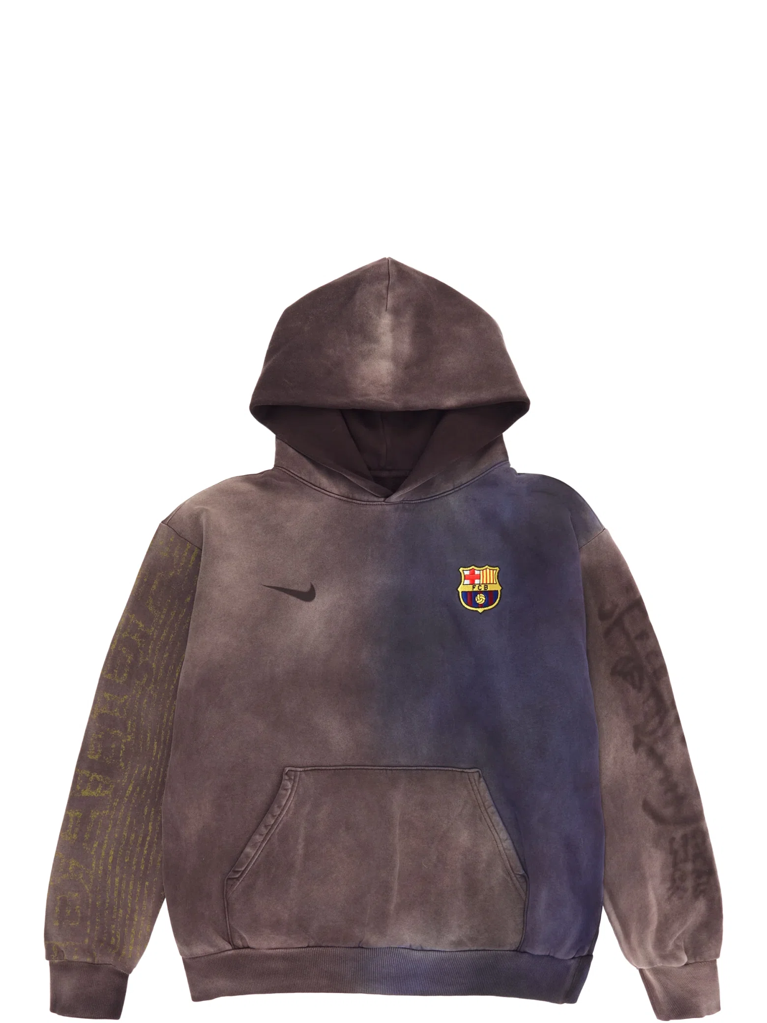 Худи Travis Scott CJ X NIKE X FCB SPLIT-DYE CREST HOODIE | Farsel