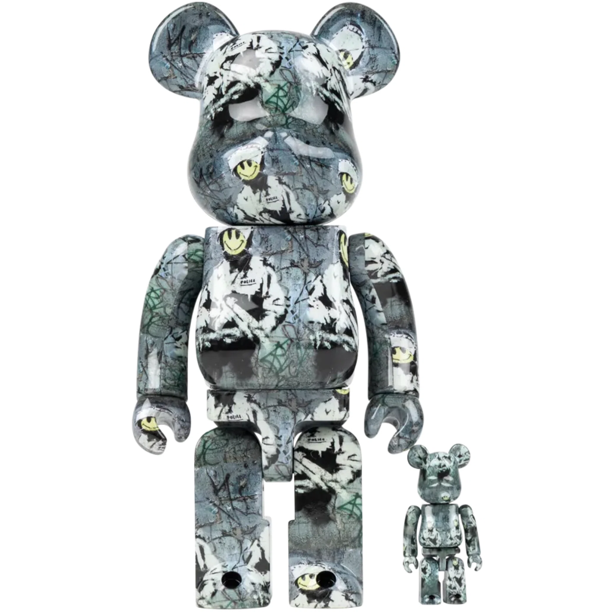 Игрушки Medicom Toy Bearbrick Riot Cop "100% AND 400%" | Farsel