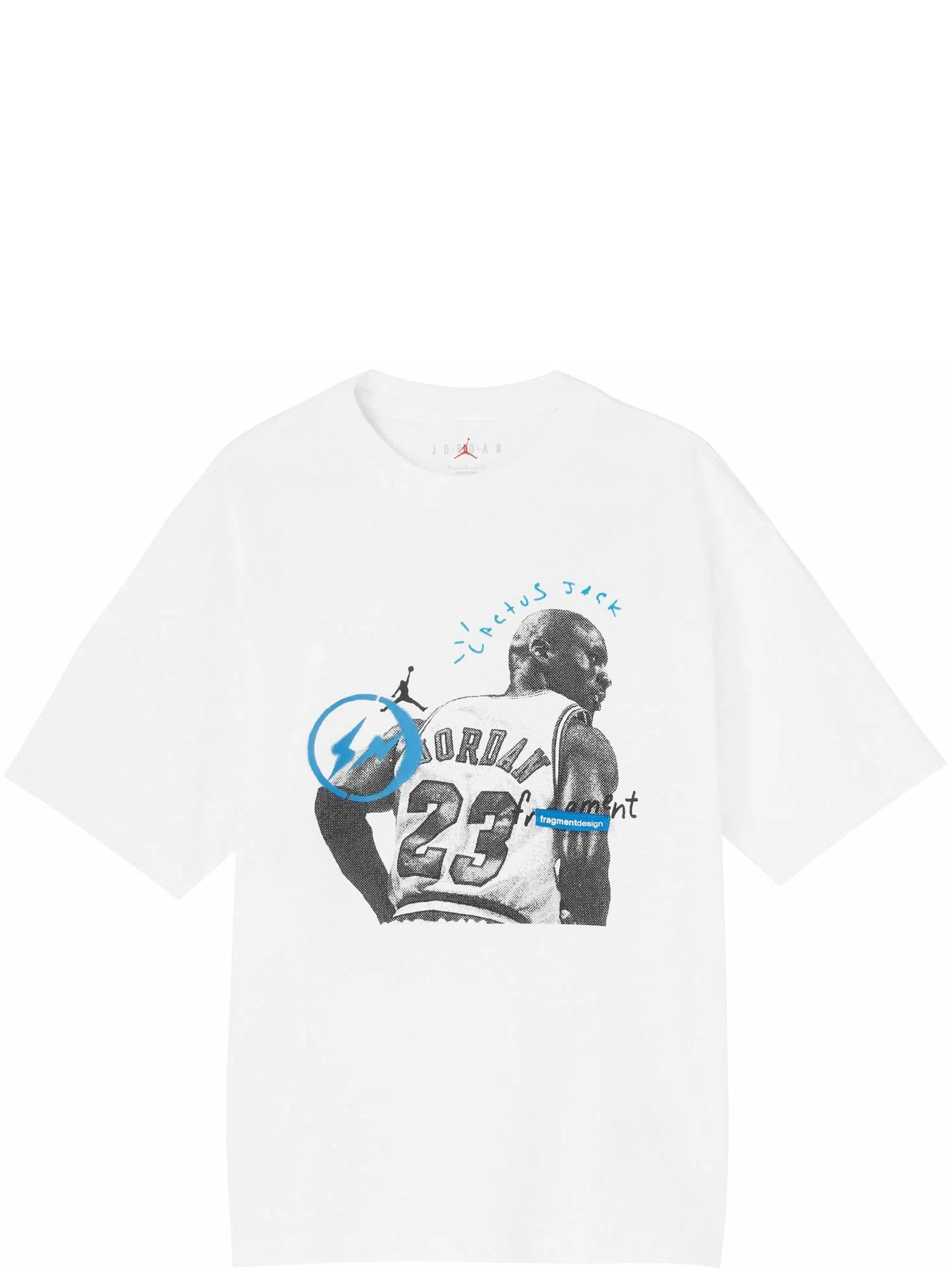 Футболки Travis Scott FW21 Air Jordan x Fragment Tee "White" | Farsel