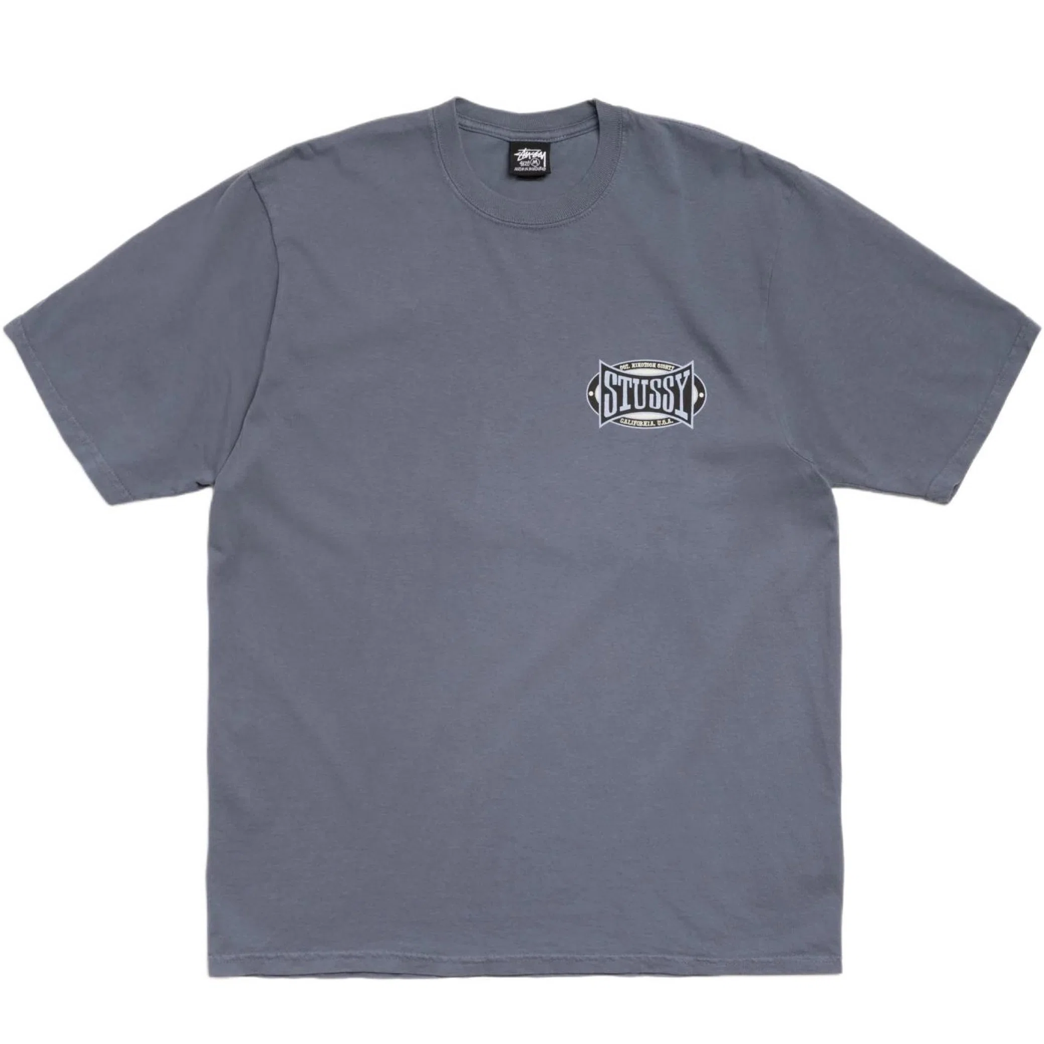 Футболки Stussy Champion Oval Tee Pigment Dyed "Navy" | Farsel