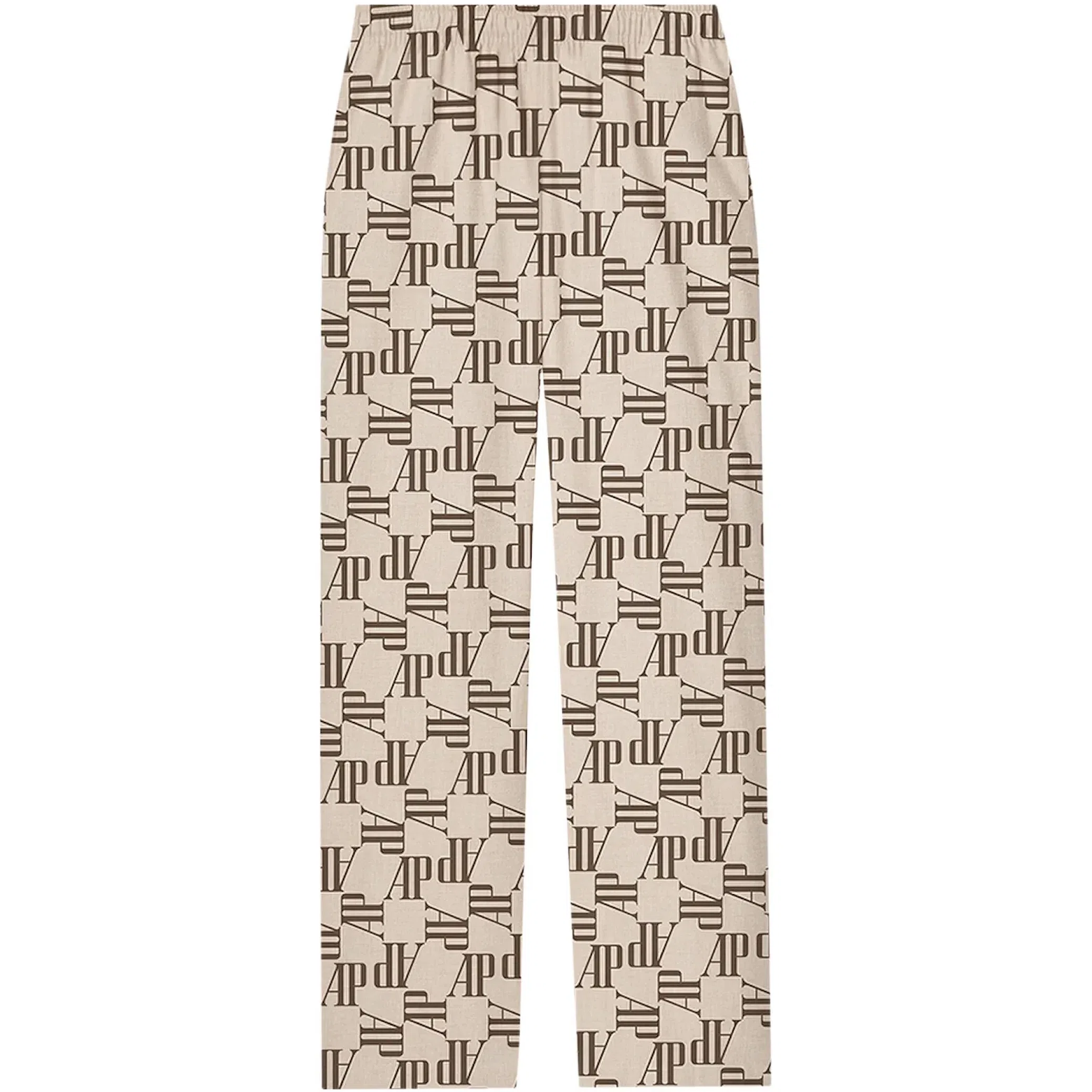 Штаны Travis Scott FW23 Audemars Piguet Logo Silk Pajama Pants II "White" | Farsel