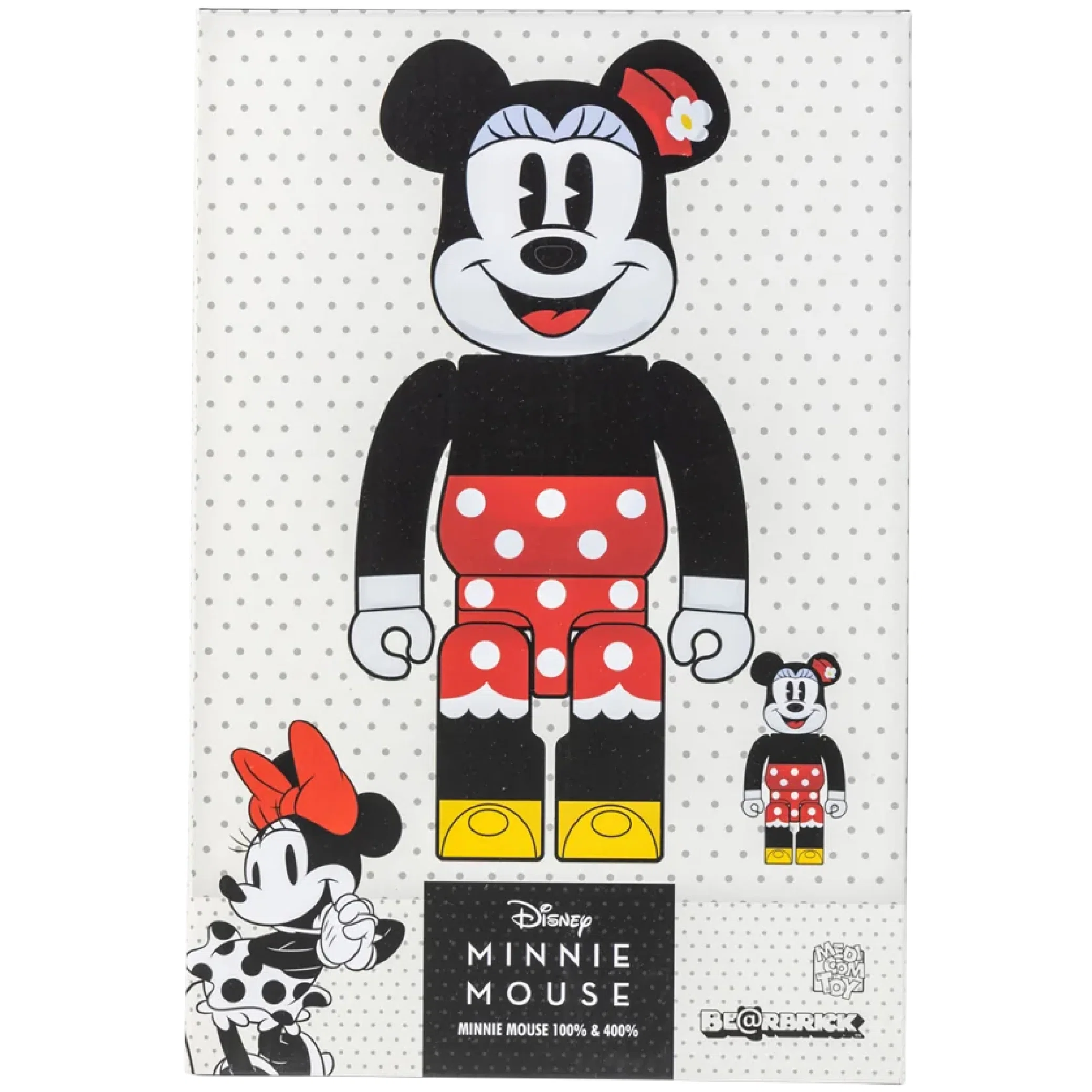  Medicom Toy Disney Minnie Mouse Bearbrick "100% and 400%" | Farsel