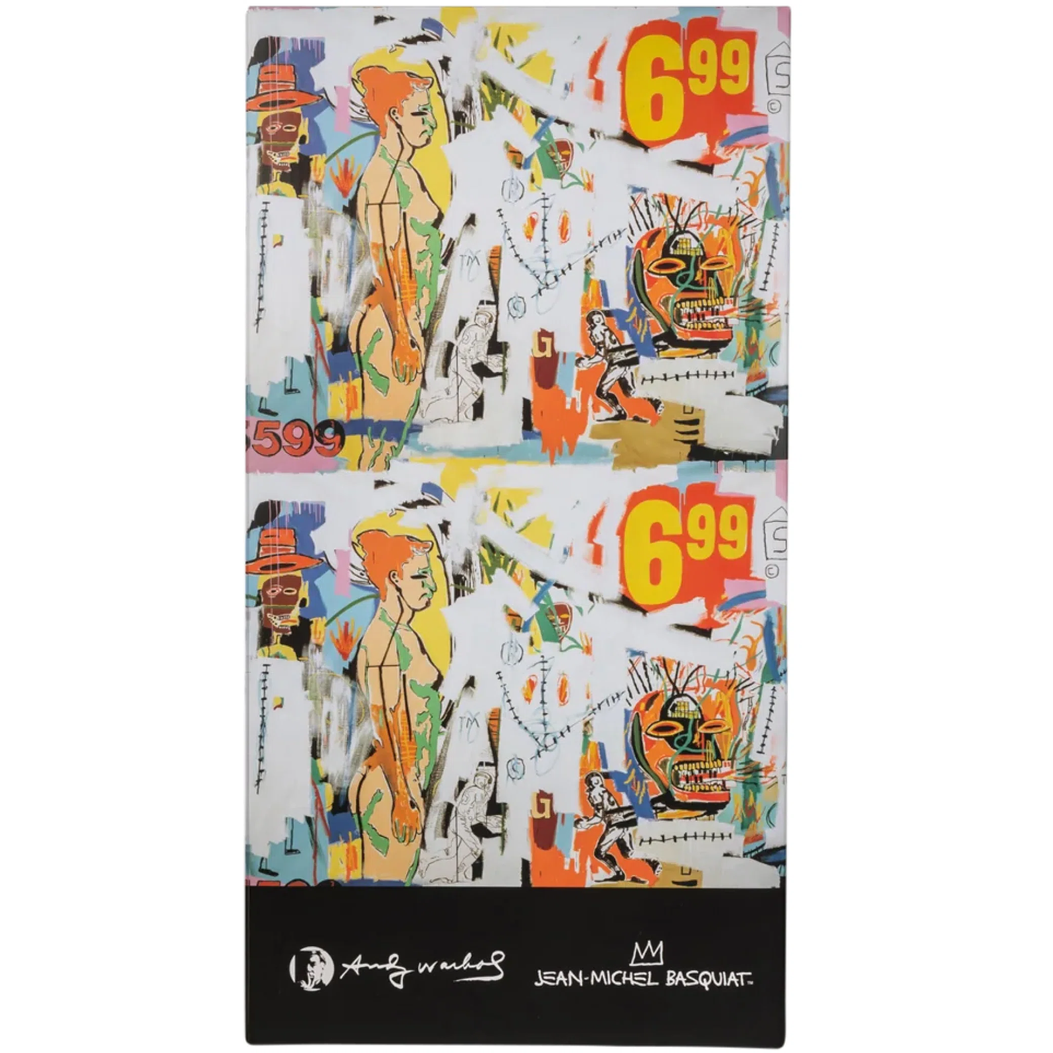  Medicom Toy Bearbrick Andy Warhol x Jean Michel Basquiat #4 "1000%" | Farsel