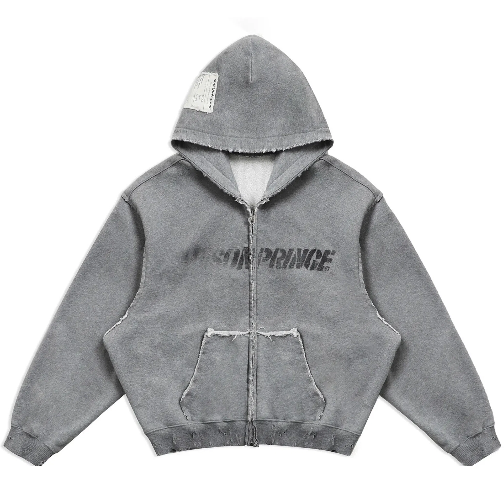 Худи MASONPRINCE Zip-Up Hoodie "Grey" | Farsel