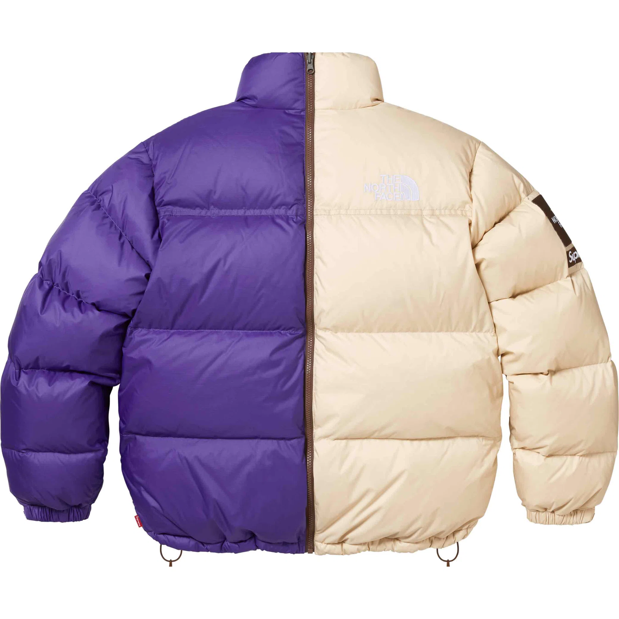 Пуховики Supreme SS24 The North Face Split Nuptse Jacket "Tan" | Farsel