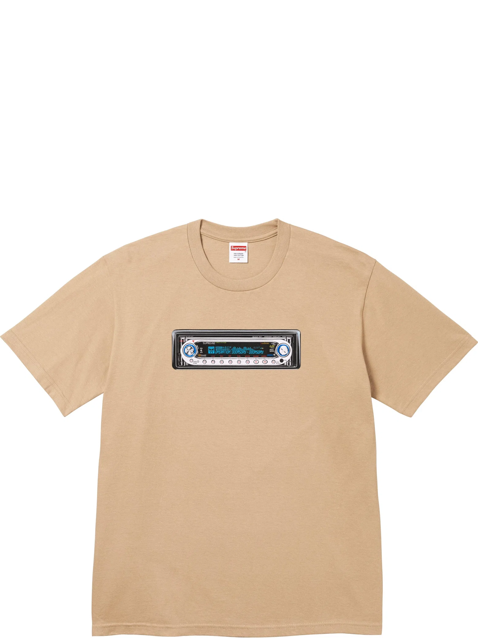 Футболки Supreme SS25 Receiver Tee "Khaki" | Farsel