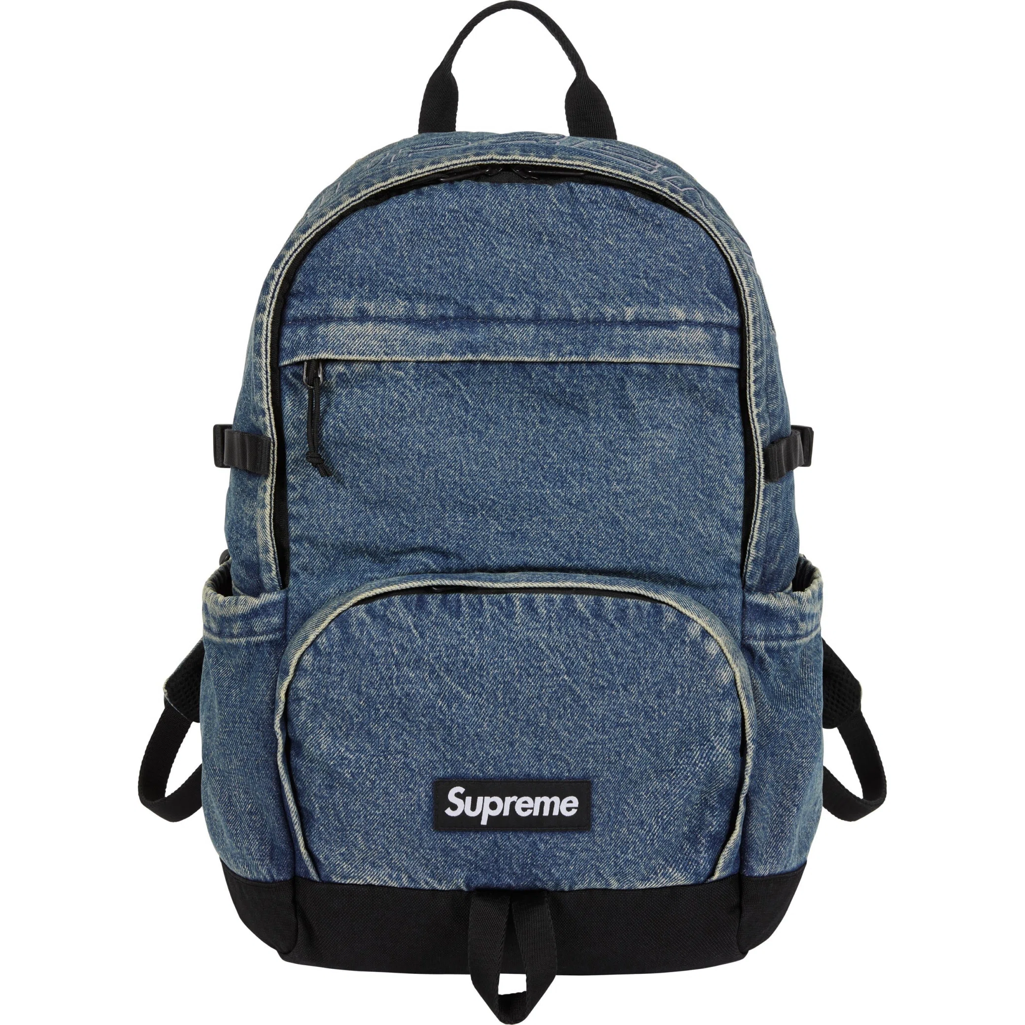 Рюкзаки Supreme FW25 Denim Backpack "Washed Indigo" | Farsel