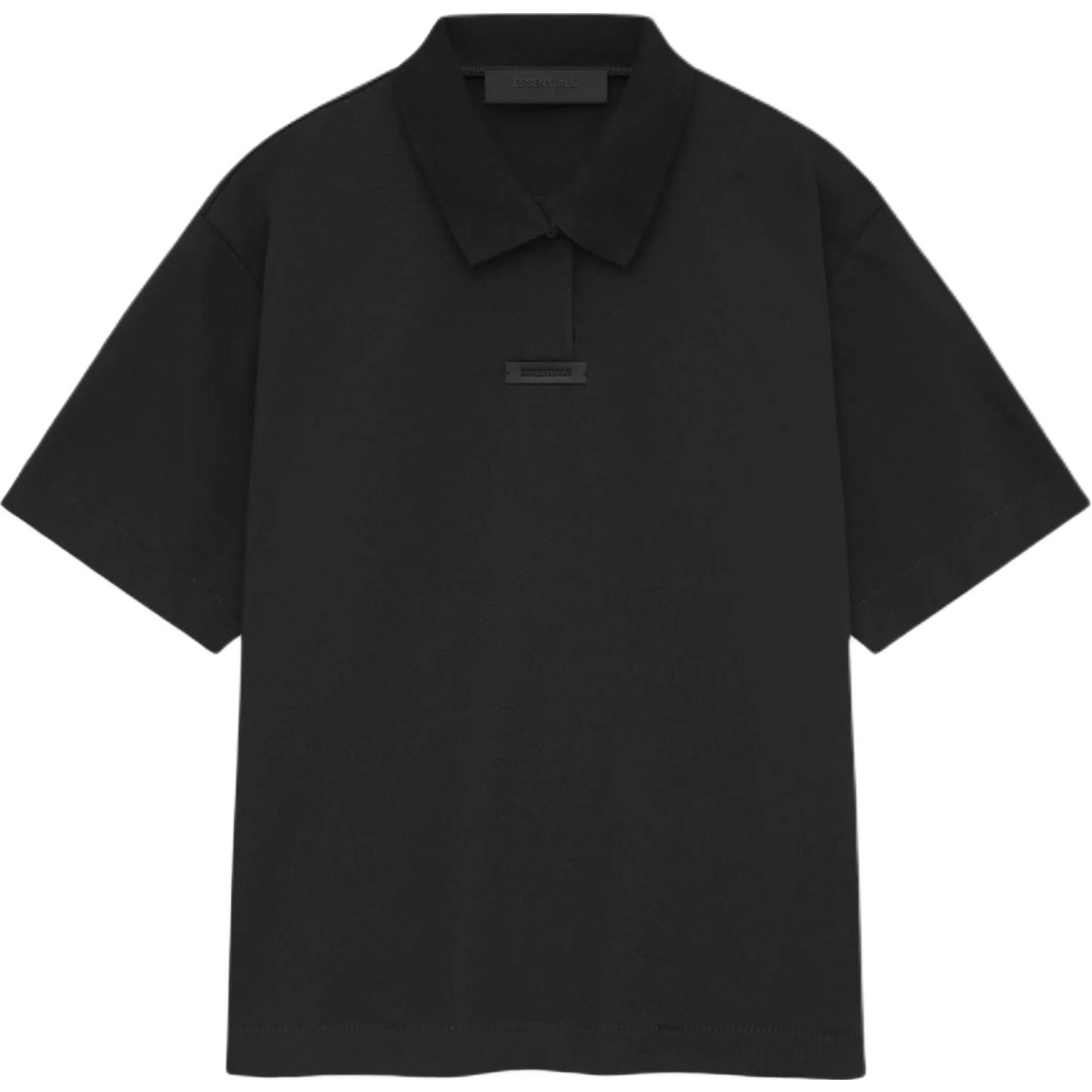  Fear of God FW24 Essentials Pique Polo "Black" | Farsel