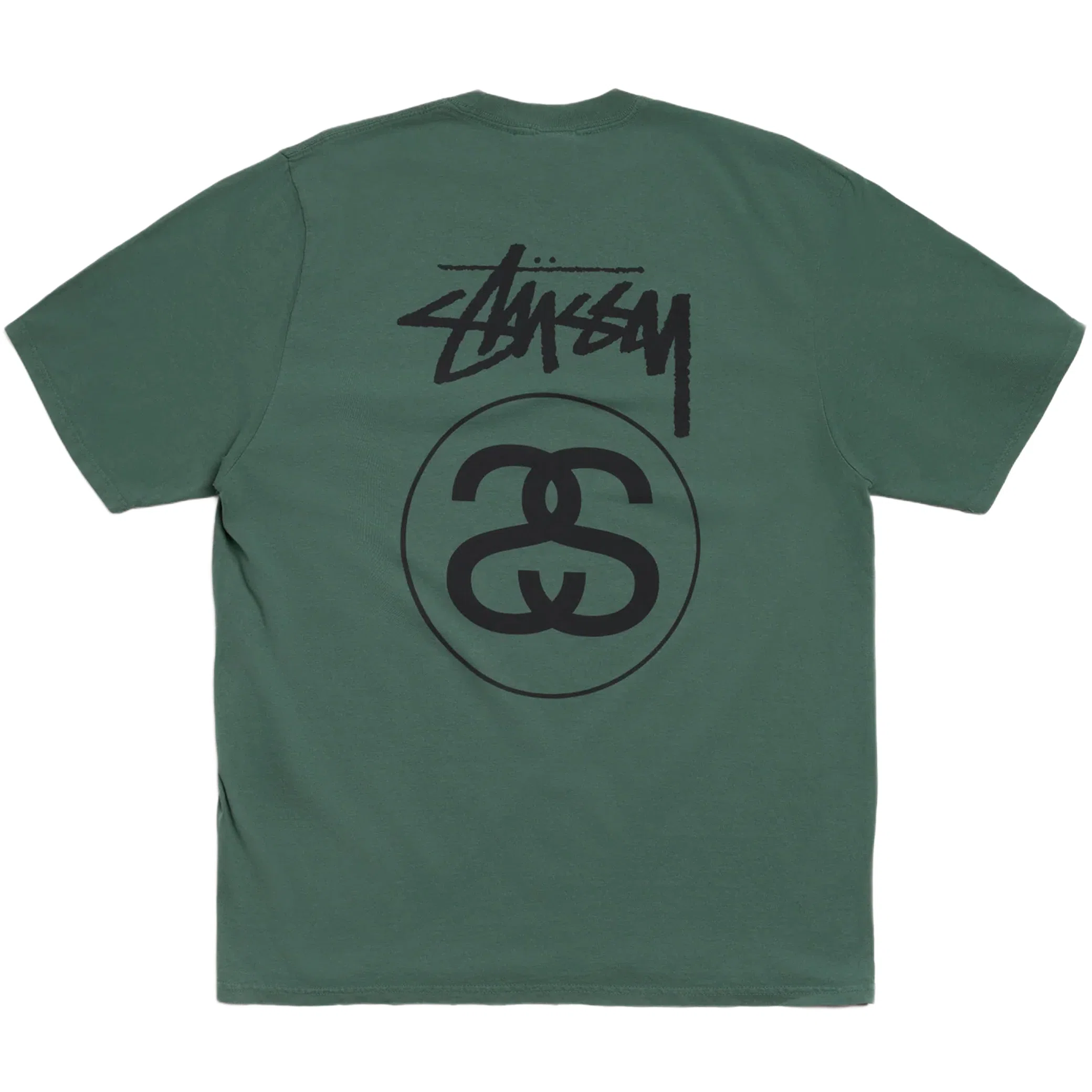 Футболки Stussy Stock Link Tee Pigment Dyed "Pine" | Farsel