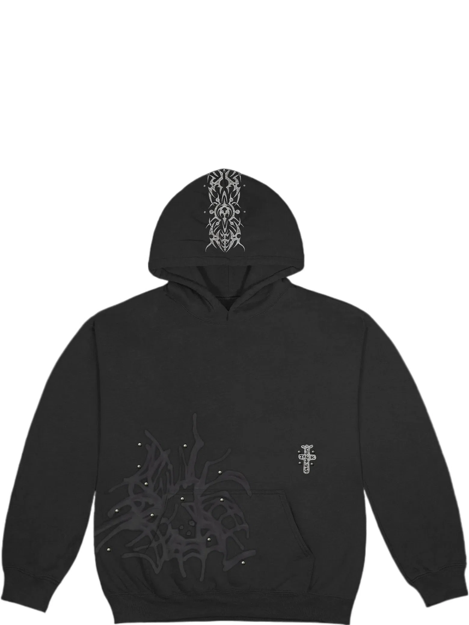Худи Travis Scott FW22 Studded Hoodie "Black" | Farsel
