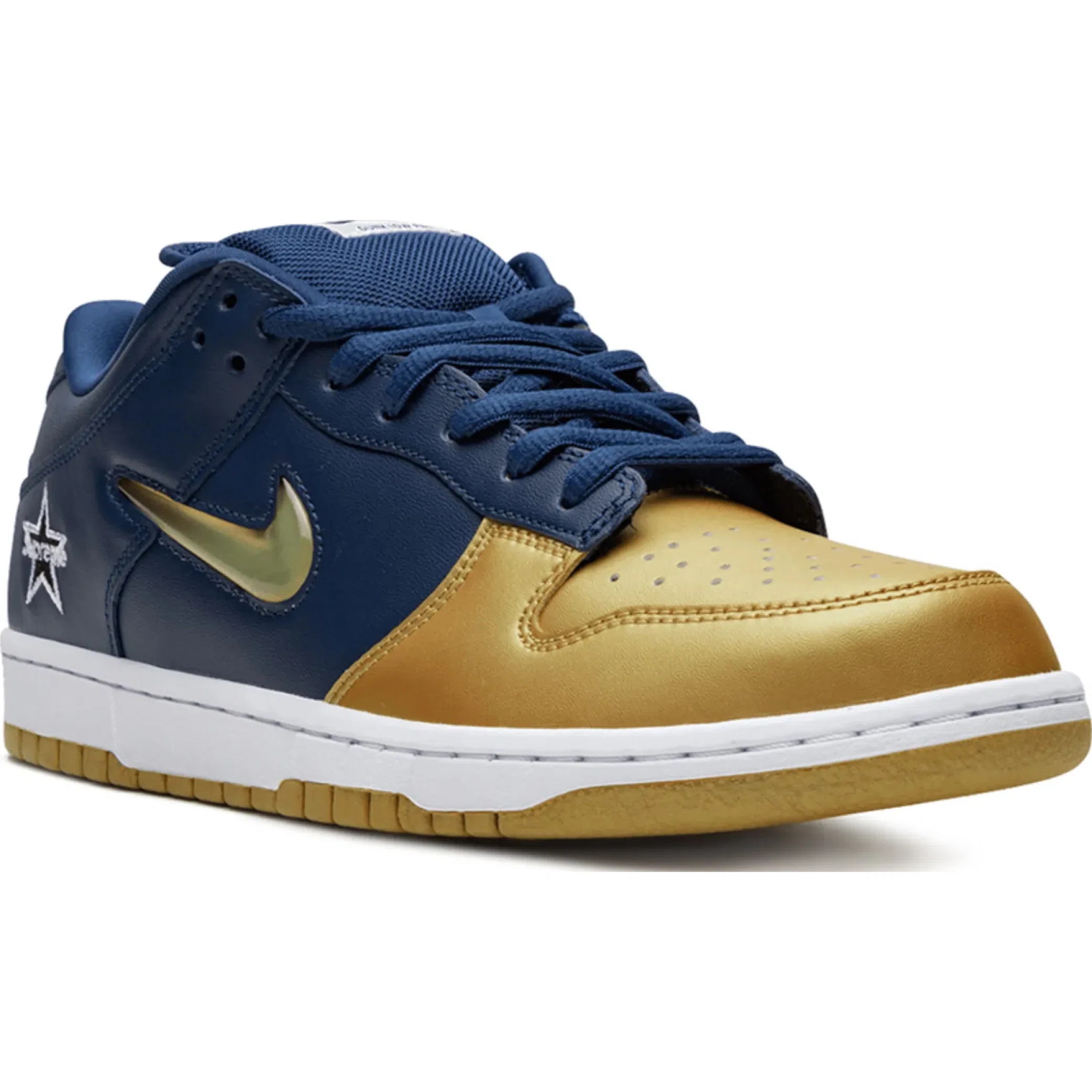  Nike SB Dunk Low "Supreme Jewel Swoosh - Gold" | Farsel