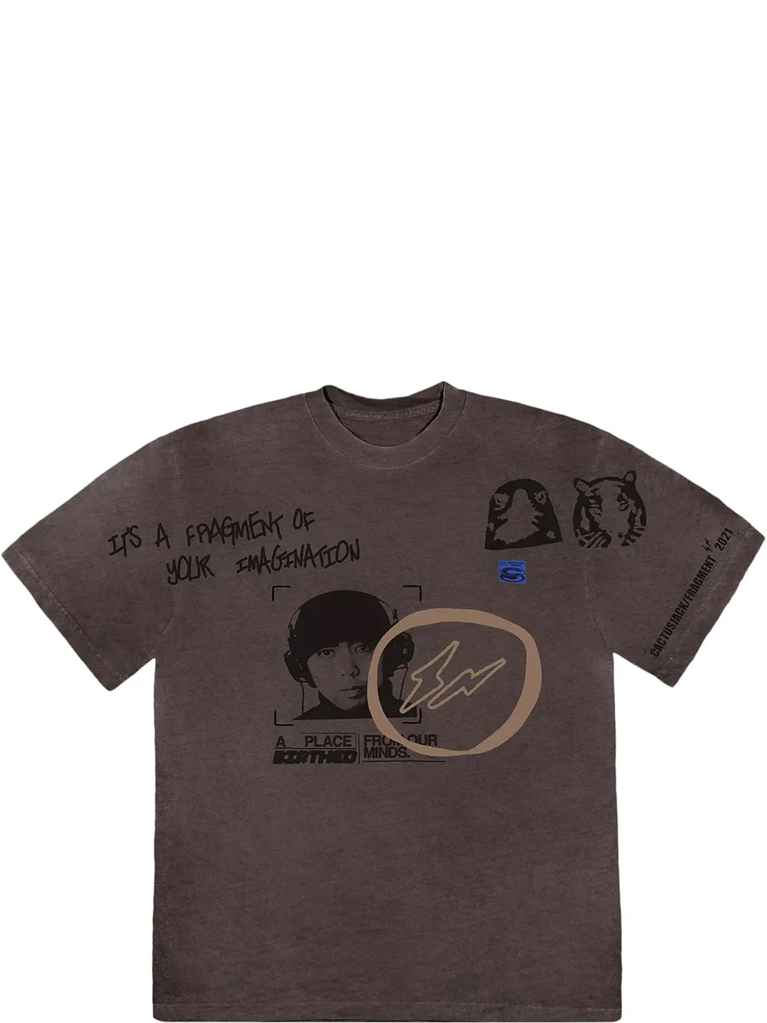 Футболки Travis Scott FW21 Fragment Hiroshi Tee "Grey" | Farsel