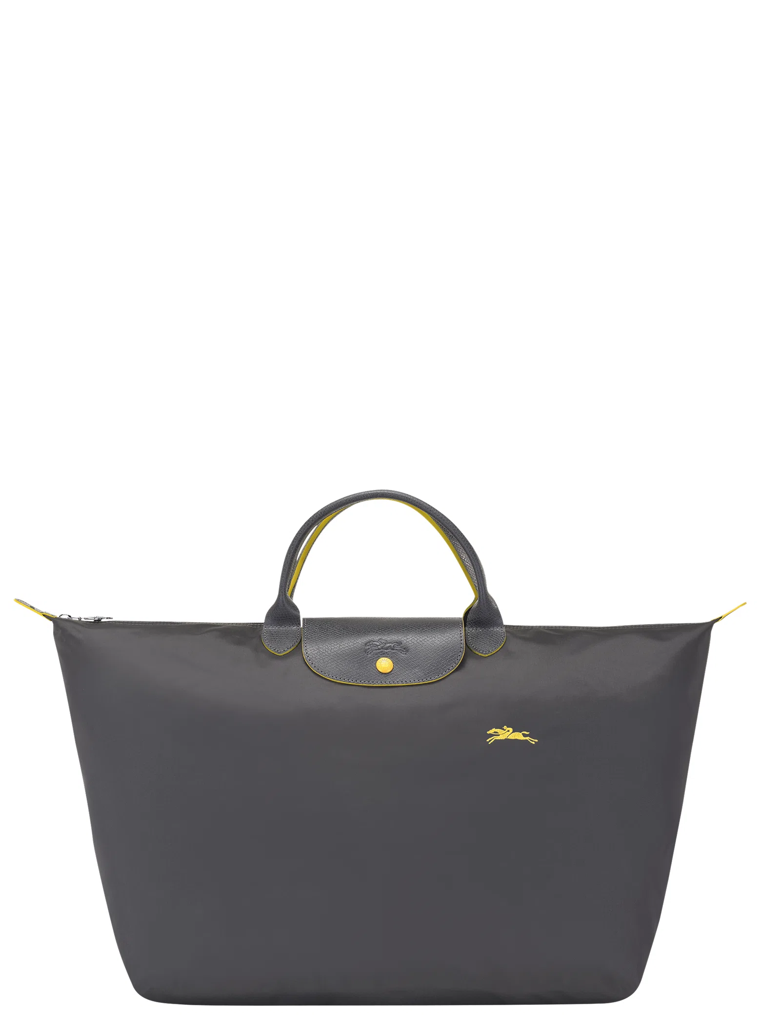 Сумки Longchamp Le Pliage Green Recycled Canvas L Handbag "Black" | Farsel