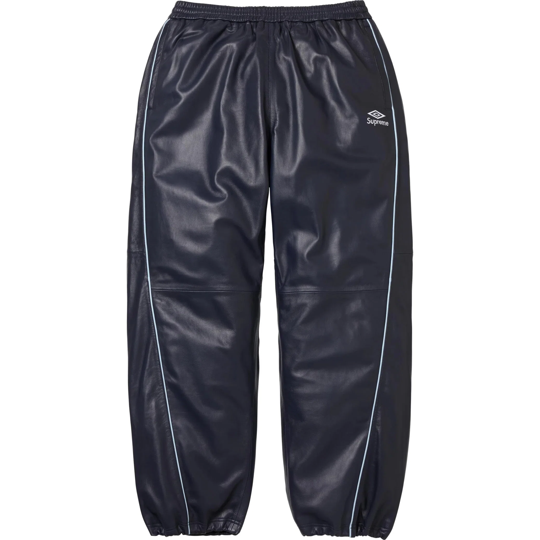  Supreme FW25 Umbro Leather Track Pant "Navy" | Farsel