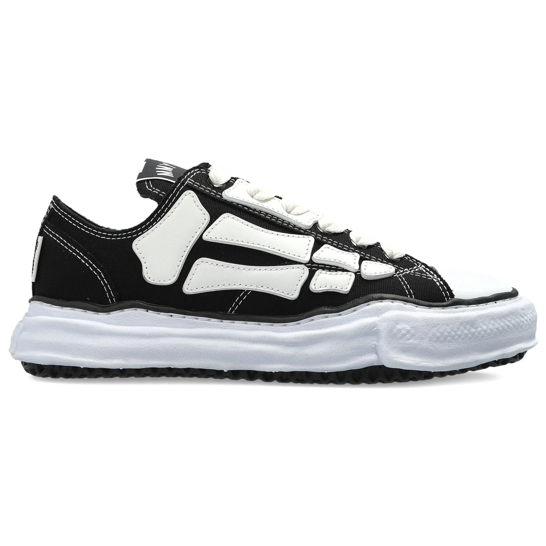 Кеды Maison MIHARA YASUHIRO AMIRI x Peterson OG Sole Canvas Low "Bones / Black" | Farsel