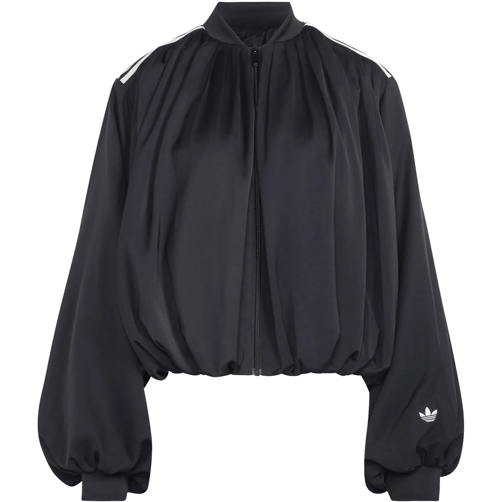 Куртки Adidas Satin Pleated Track Top "Black" | Farsel