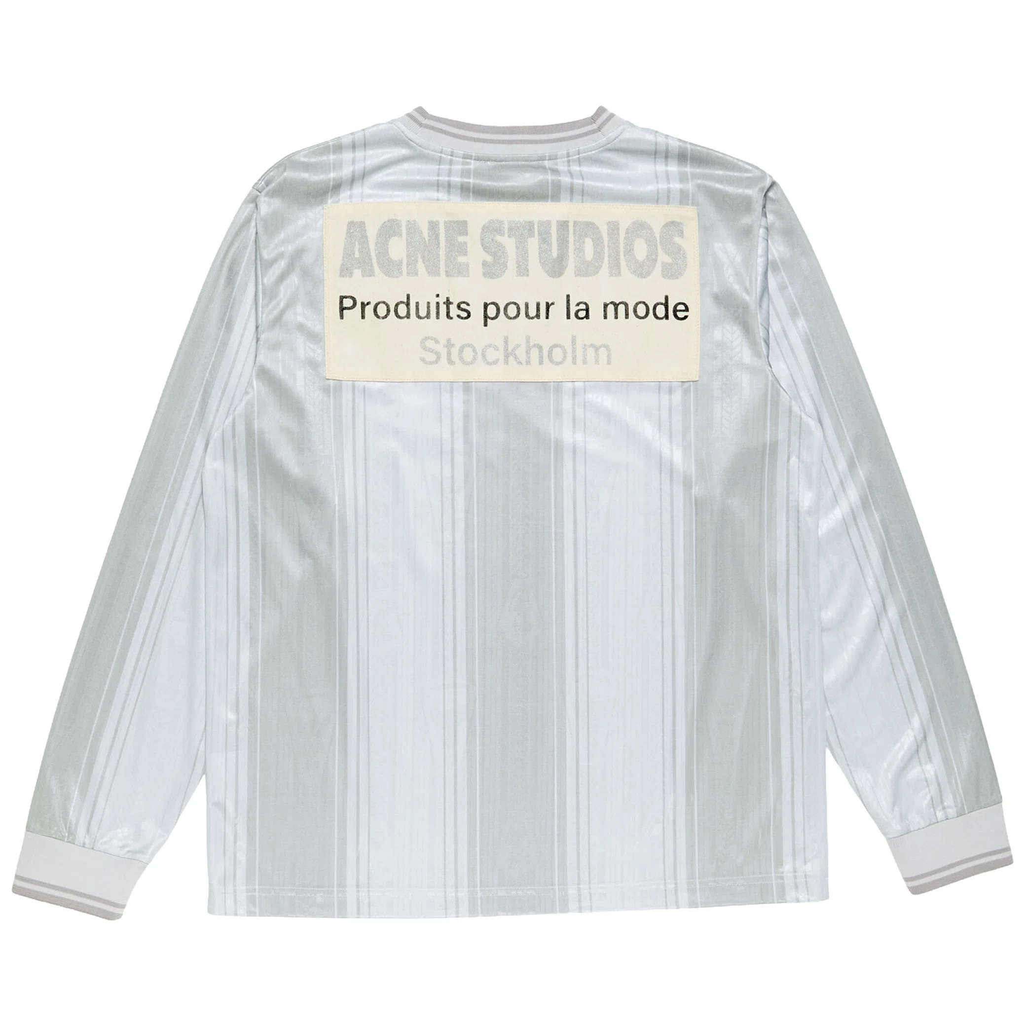 Лонгсливы Acne Studios Logo Sports Jersey Top "Grey" | Farsel