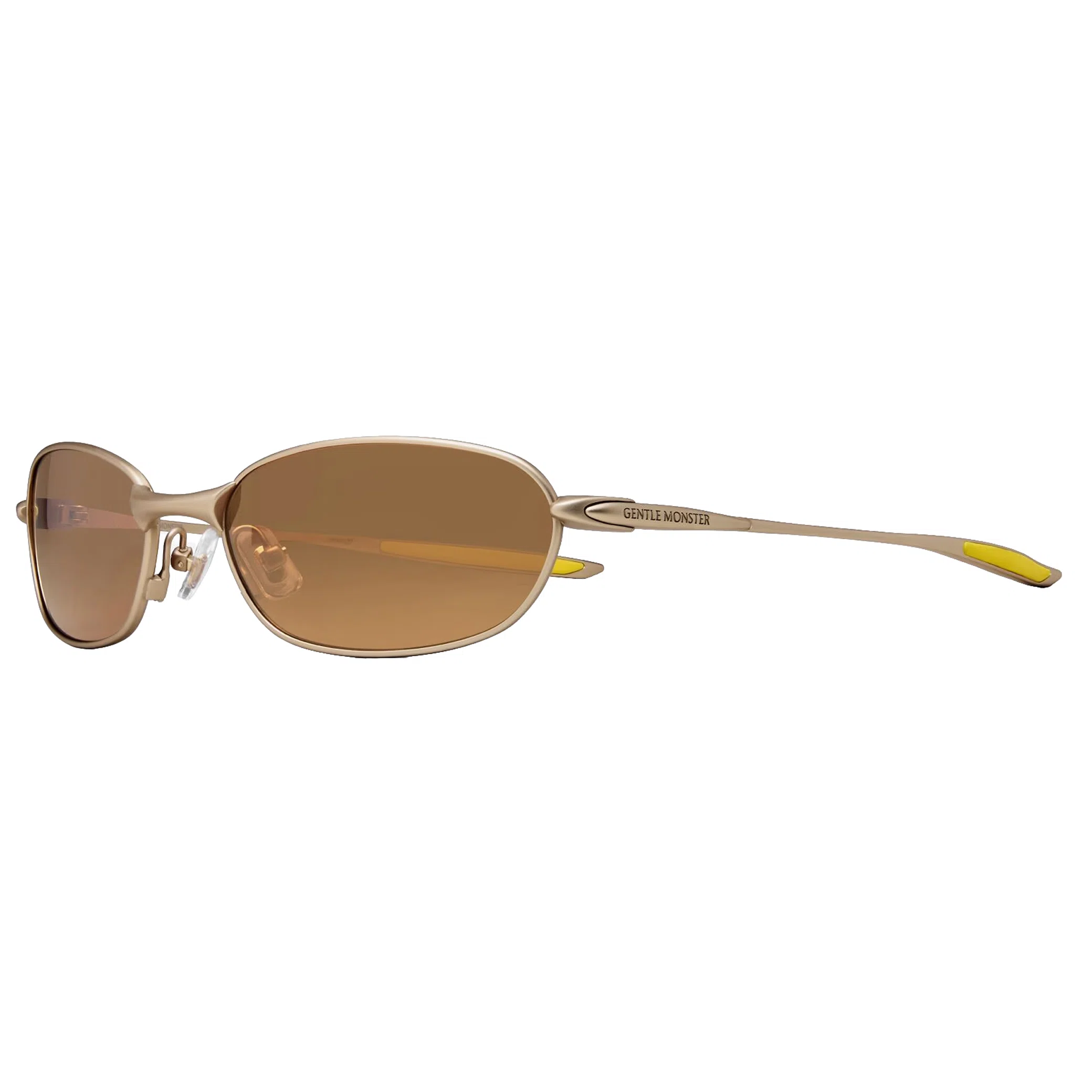 Очки Gentle Monster Pitot M038 "Gold / Brown" | Farsel