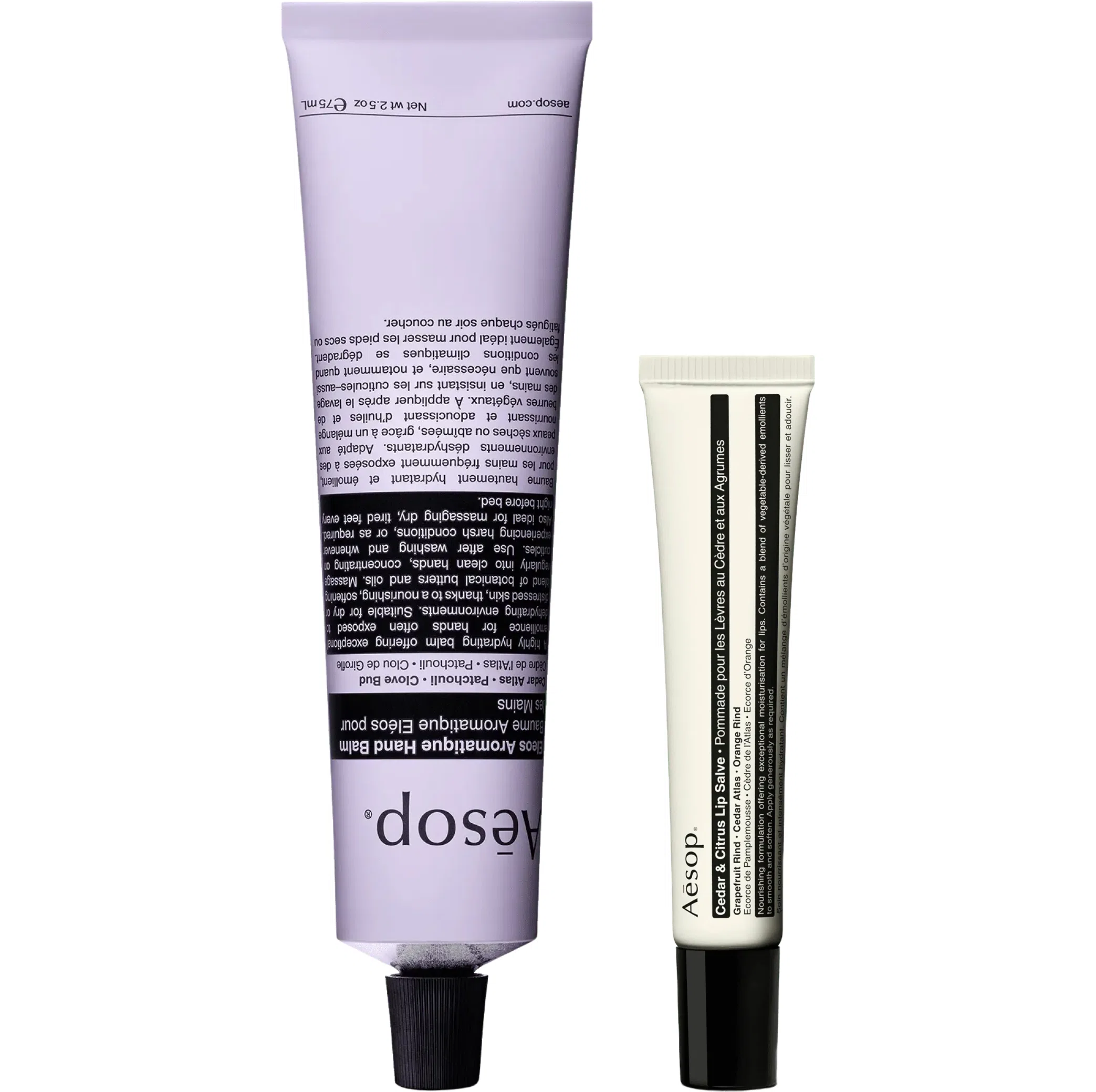 Наборы косметики Aesop Eleos Aromatique Hand Balm 75ml + Cedar & Citrus Lip Salve 9ml Care Kit | Farsel