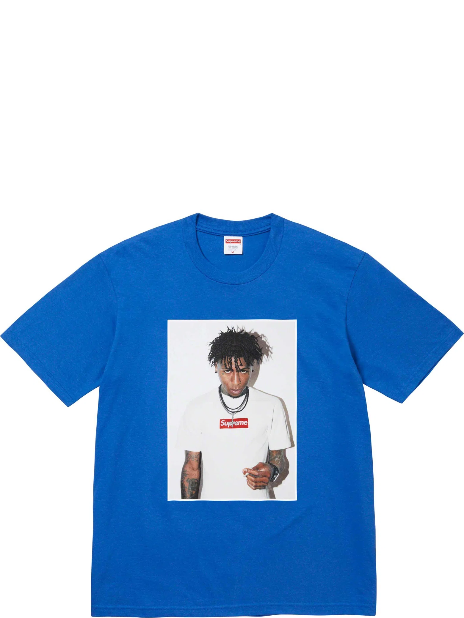 Футболки Supreme FW23 WEEK1 NBA YOUNGBOY Tee "Royal" | Farsel