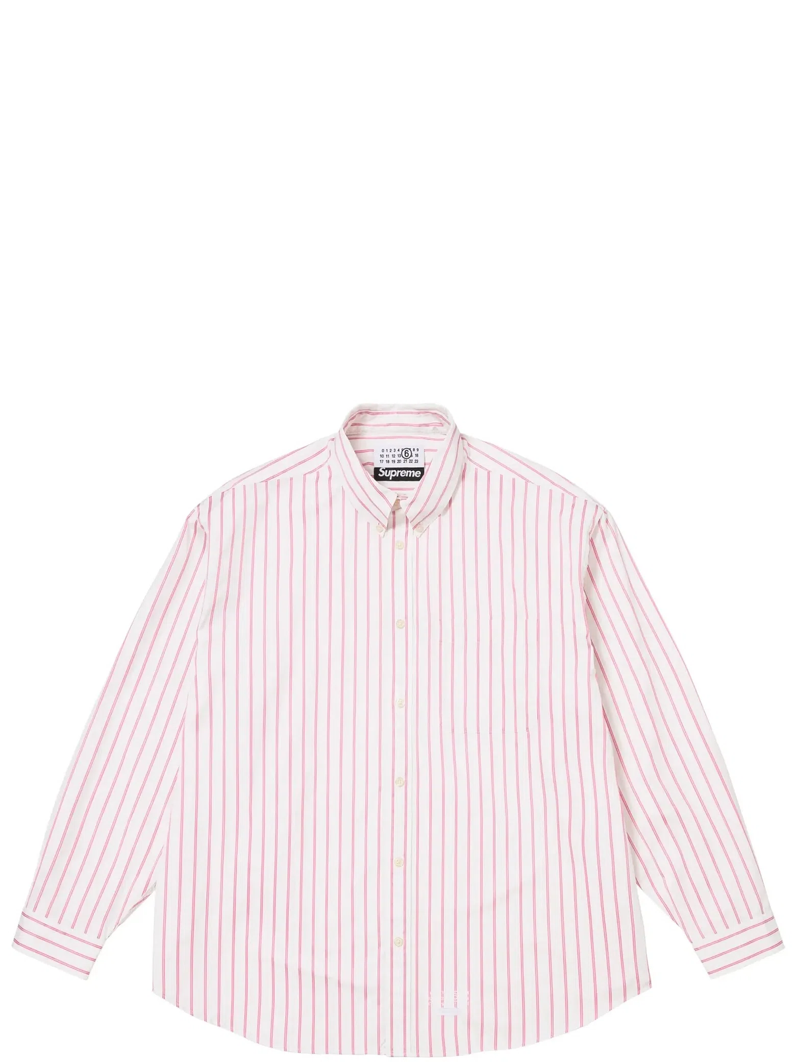 Рубашки Supreme SS26 MM6 Maison Margiela x Stripe Shirt "White" | Farsel
