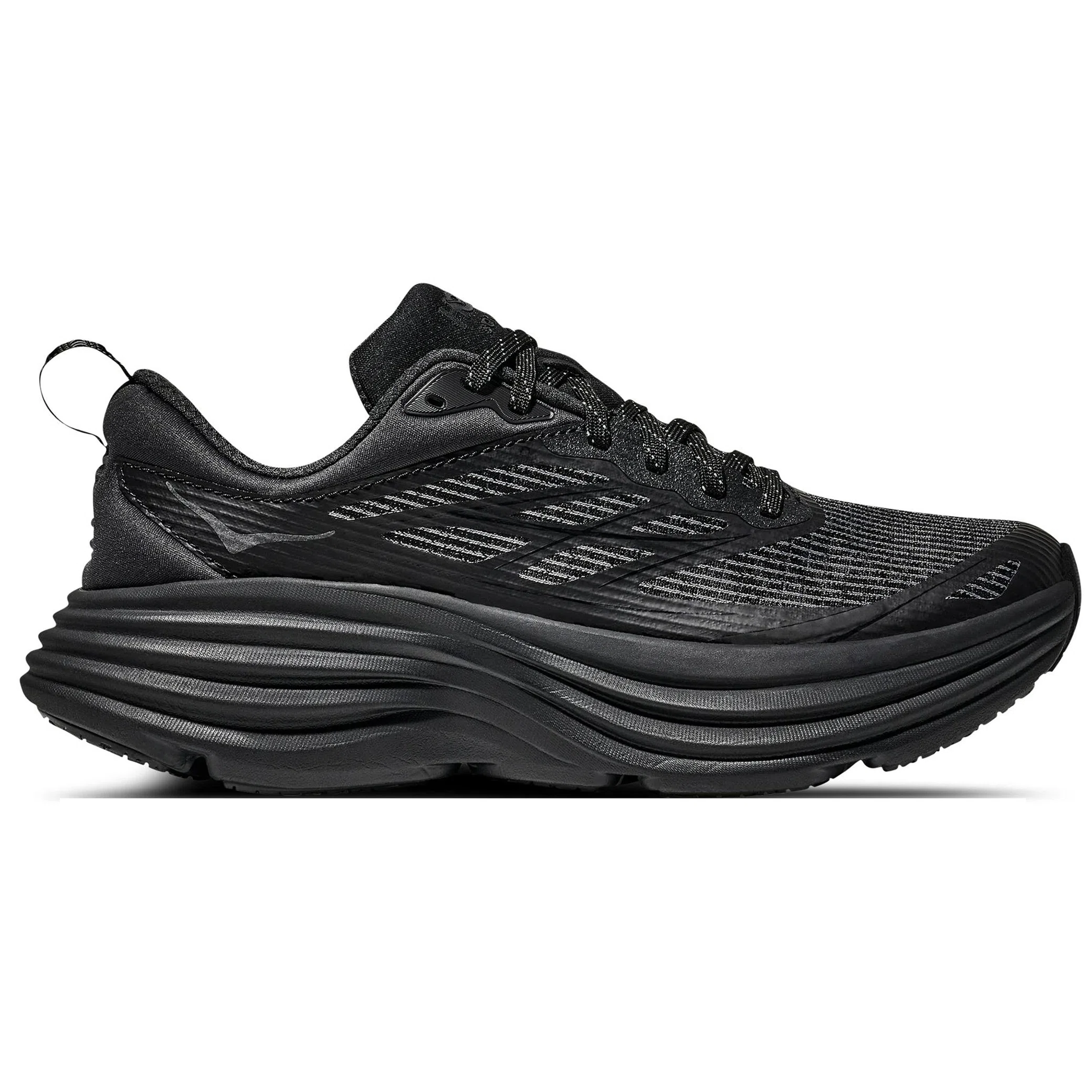 Кроссовки HOKA Bondi 8 Caged "Stealth Tech Pack - Triple Black" | Farsel