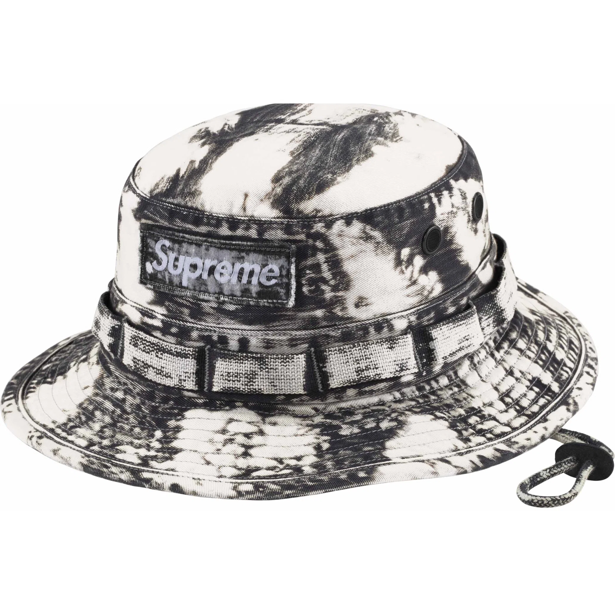  Supreme SS24 Bleached Chino Boonie "Black" | Farsel