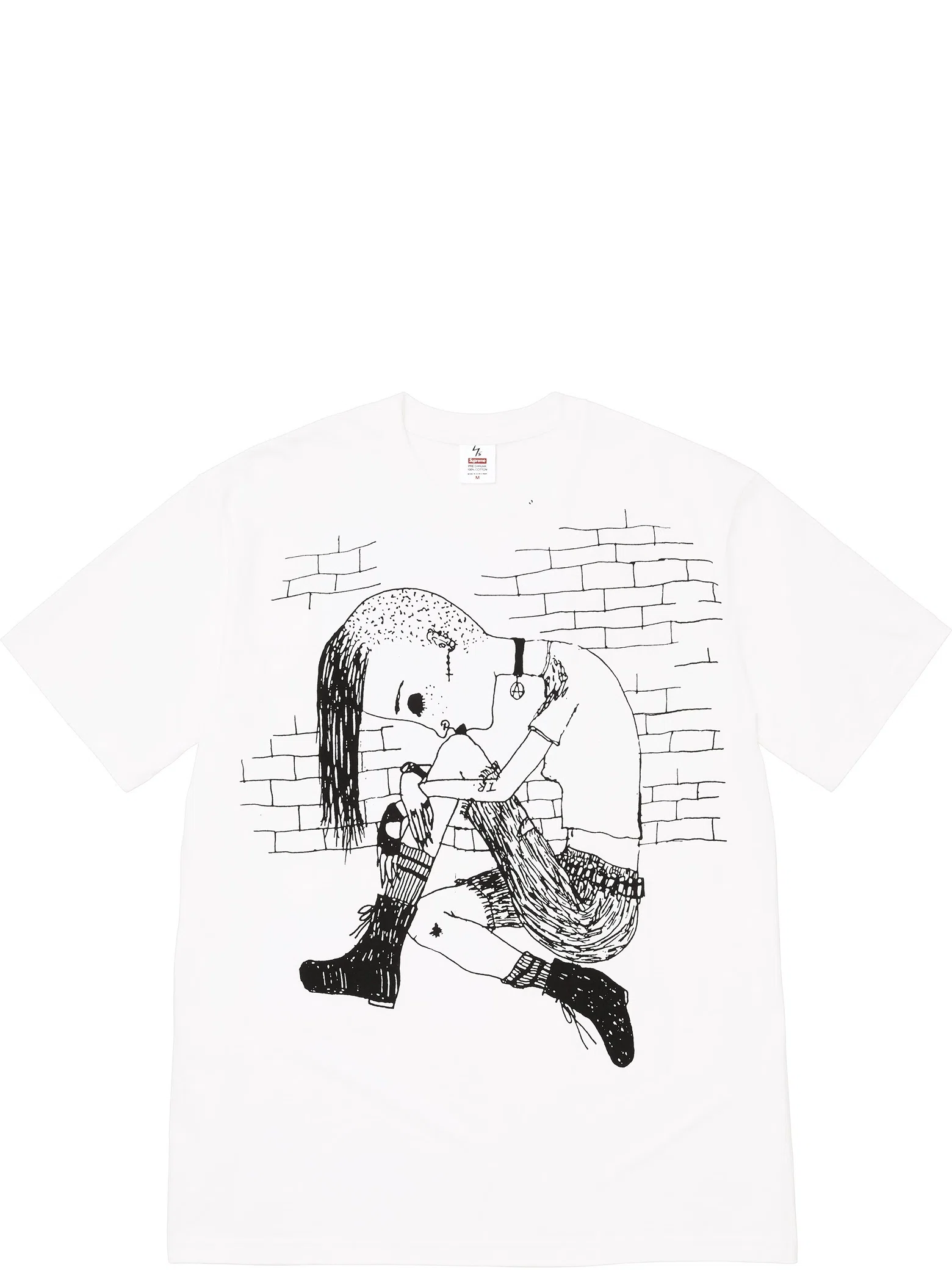 Футболки Supreme FW25 Y’s by Yohji Yamamoto Thinker Tee "White" | Farsel