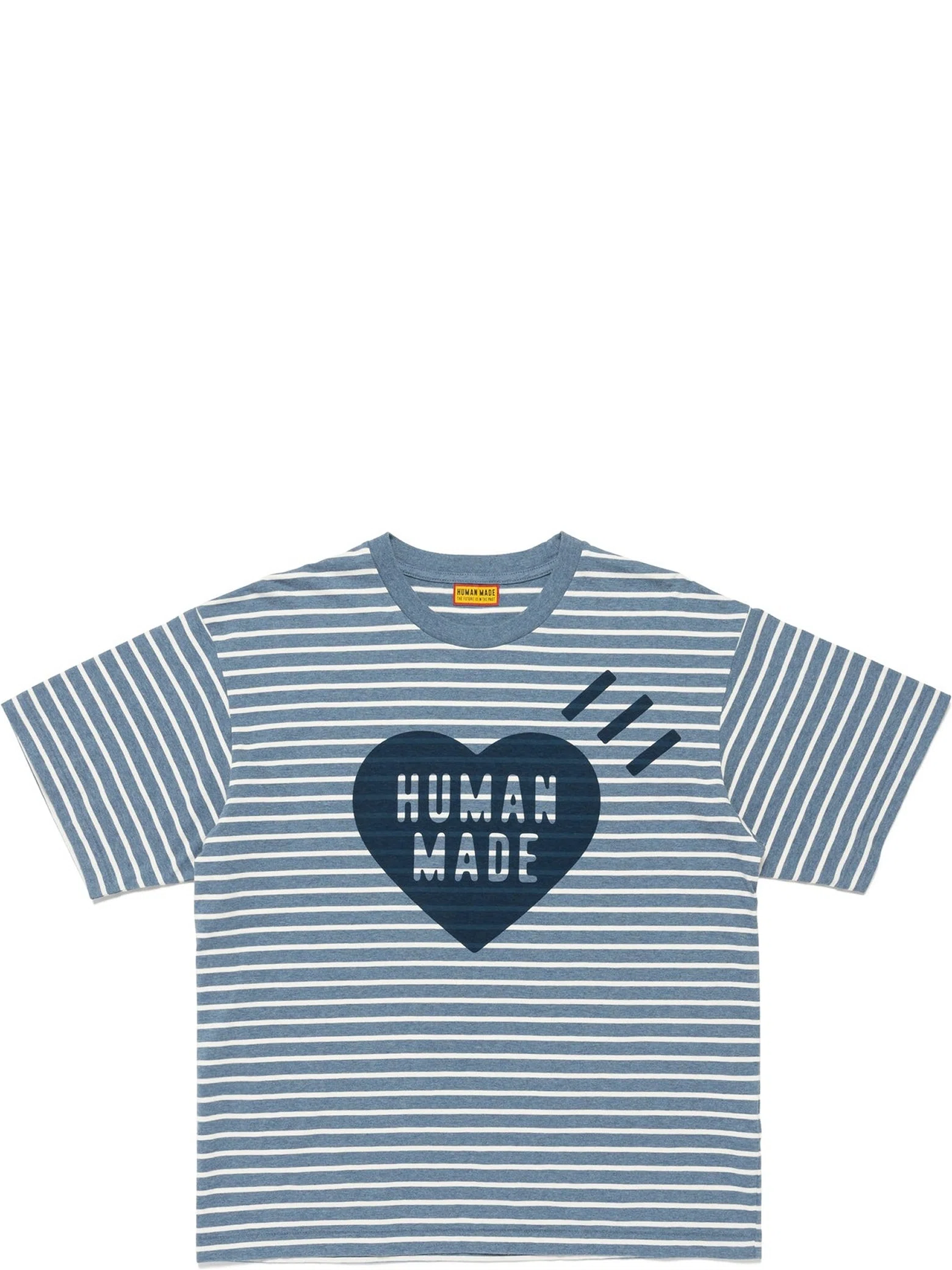 Футболки Human Made Heart Striped T-Shirt "Blue" | Farsel