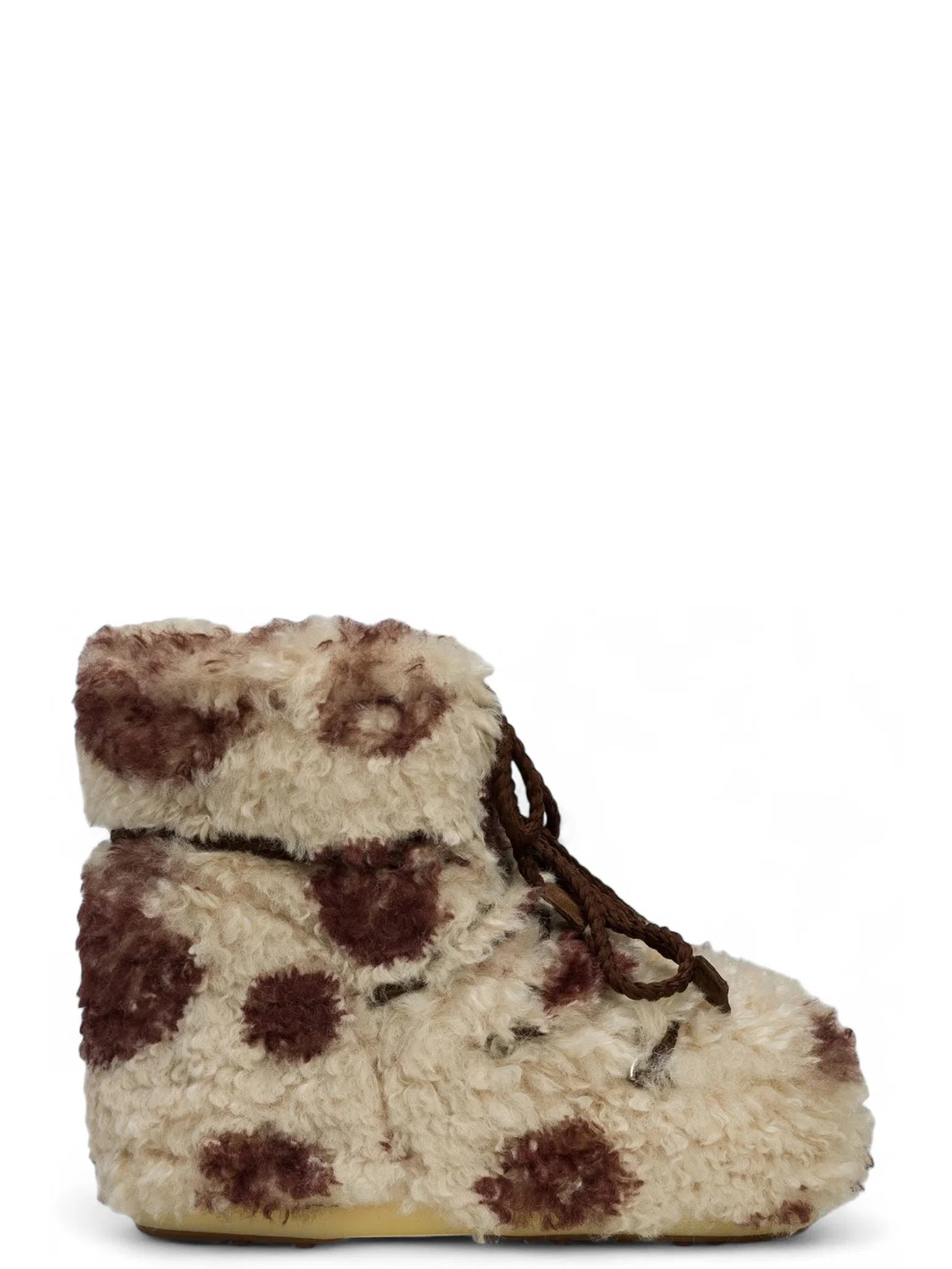 Сапоги Moon Boot Icon Low Curly "Doggy" | Farsel