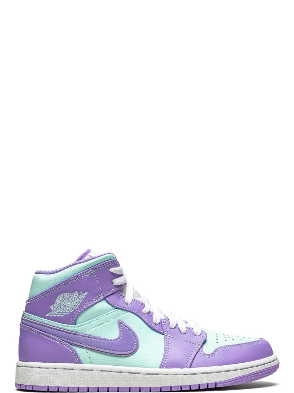 Кроссовки Nike Air Jordan 1 Mid "Purple Aqua" | Farsel