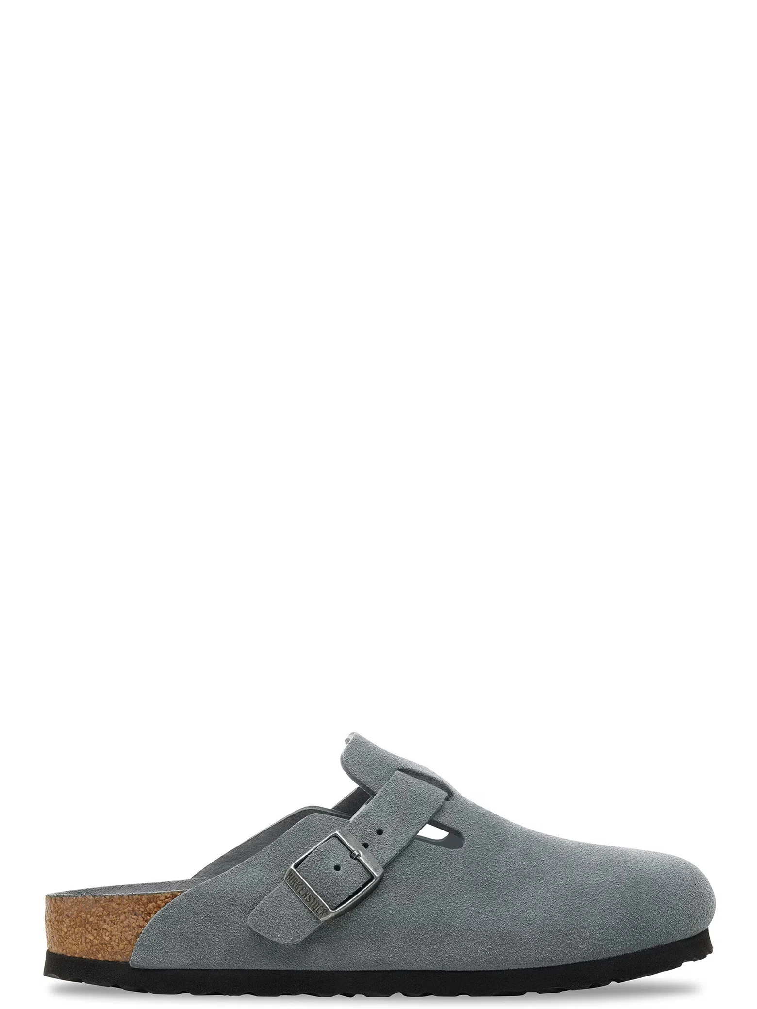 Сабо Birkenstock Boston Soft Footbed Suede "Basalt Gray Tonal" | Farsel