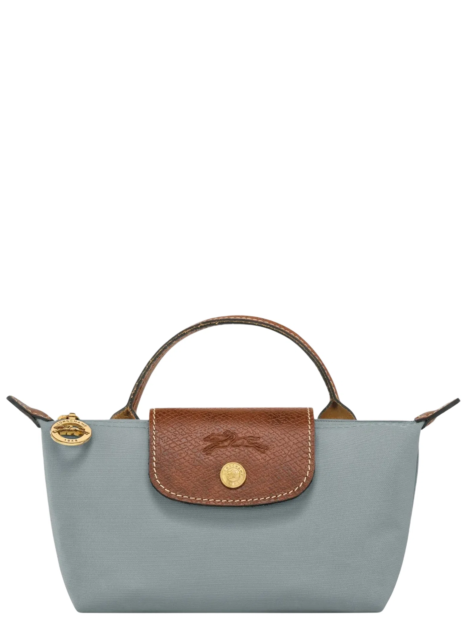Кроссовки Longchamp Le Pliage Original Pouch With Handle "Steel" | Farsel