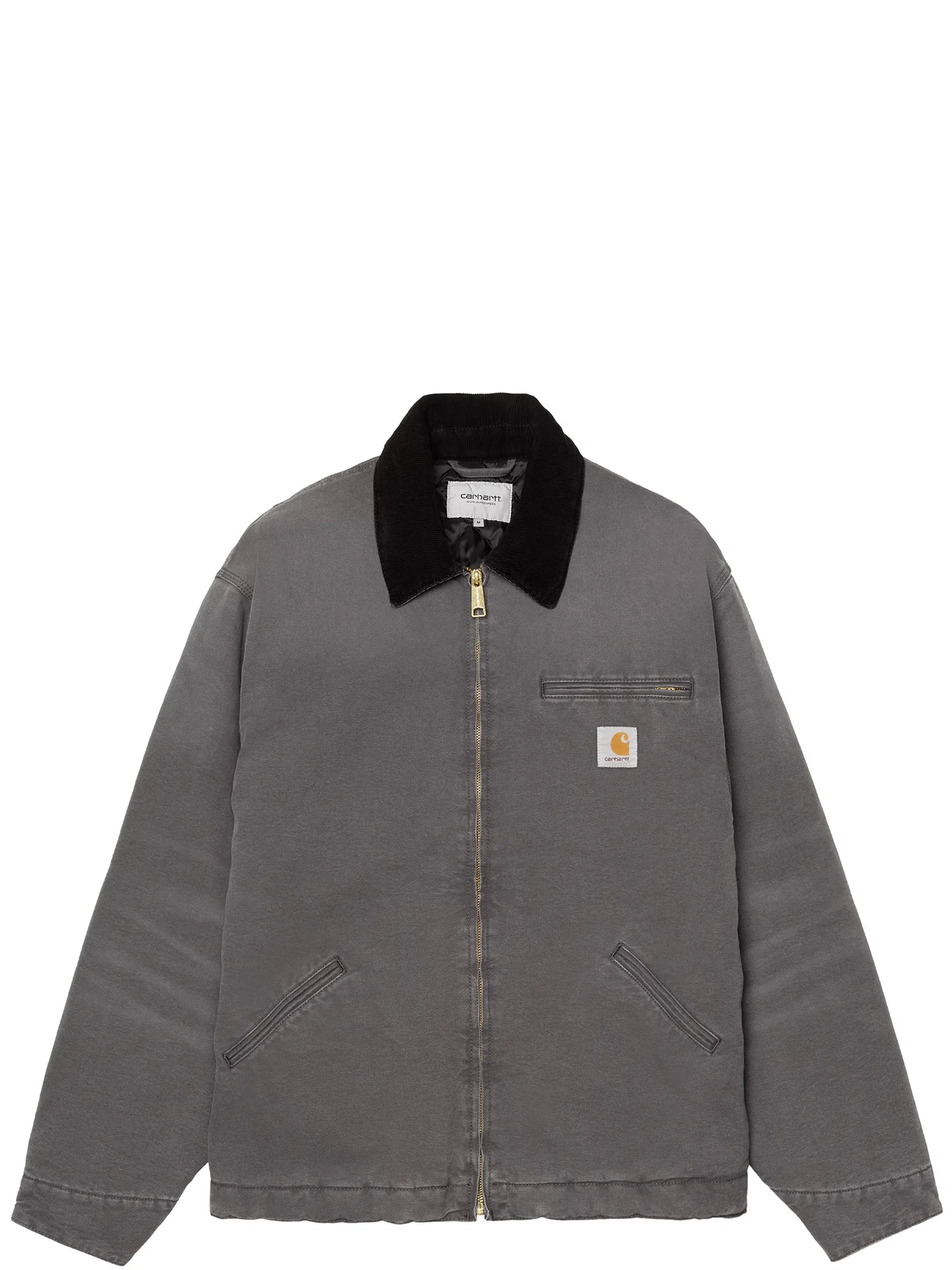 Куртки Carhartt OG Detroit Jacket "Graphite / Black Stone Canvas" | Farsel