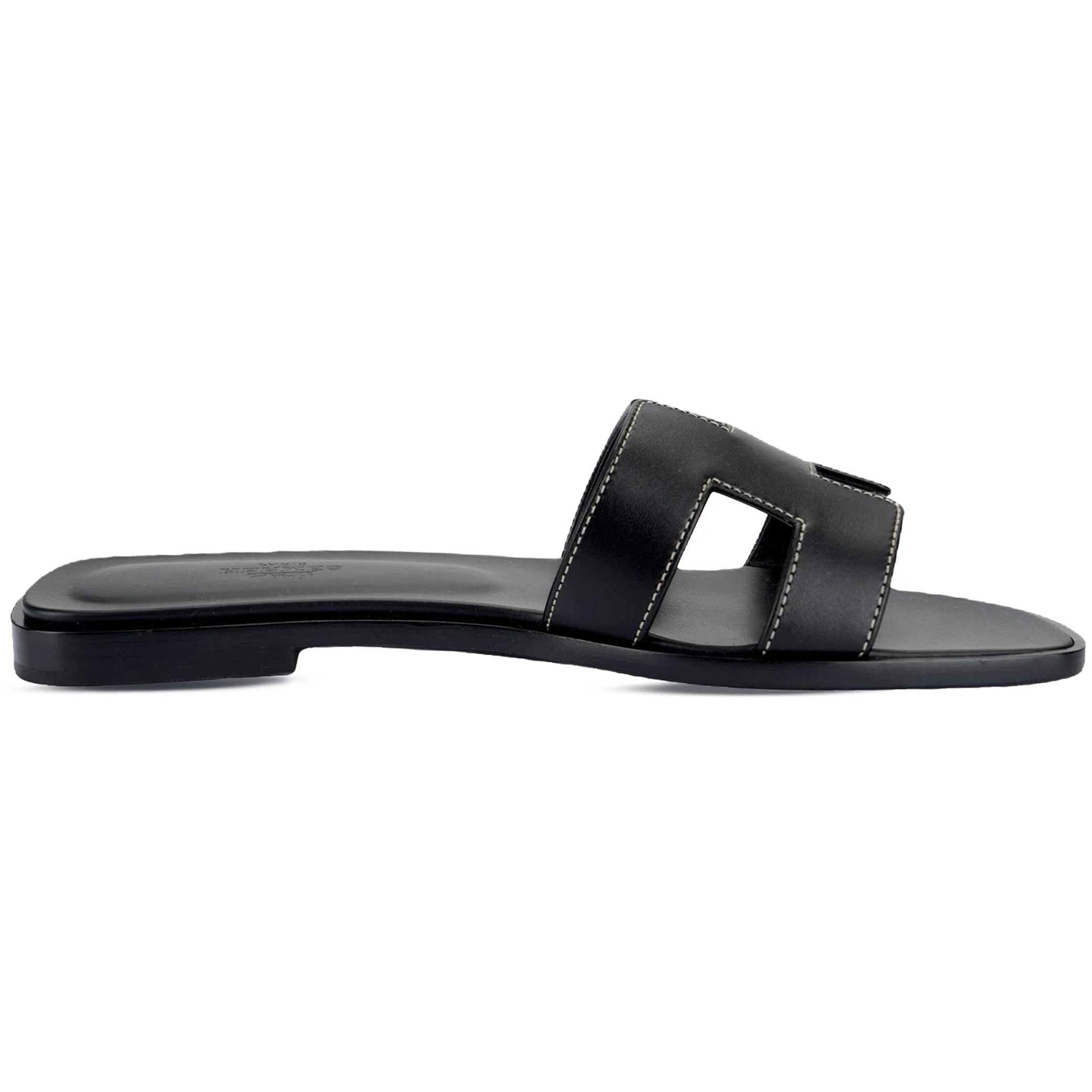 Сланцы Hermes Oran Sandal "Black" | Farsel