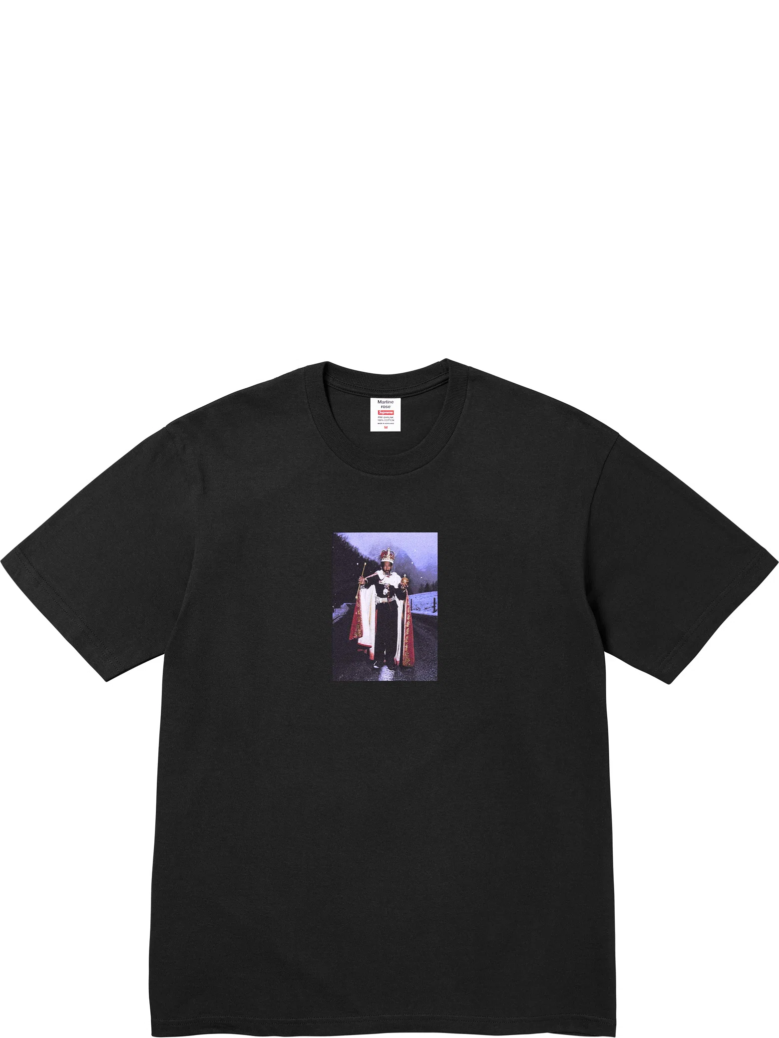 Футболки Supreme FW24 Martine Rose Lee Scratch Perry Tee "Black" | Farsel