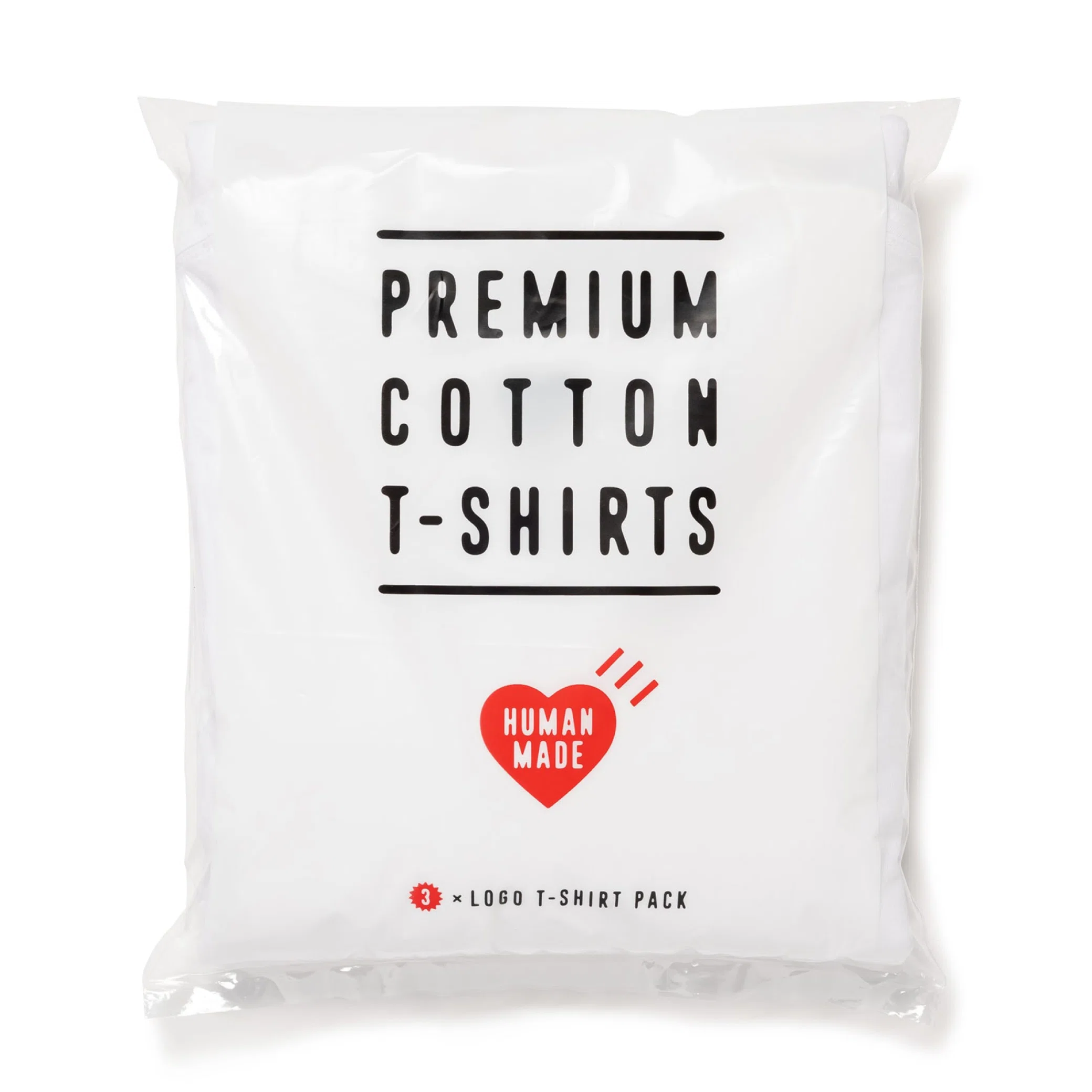 Футболки Human Made 3-Pack T-Shirt "White" | Farsel