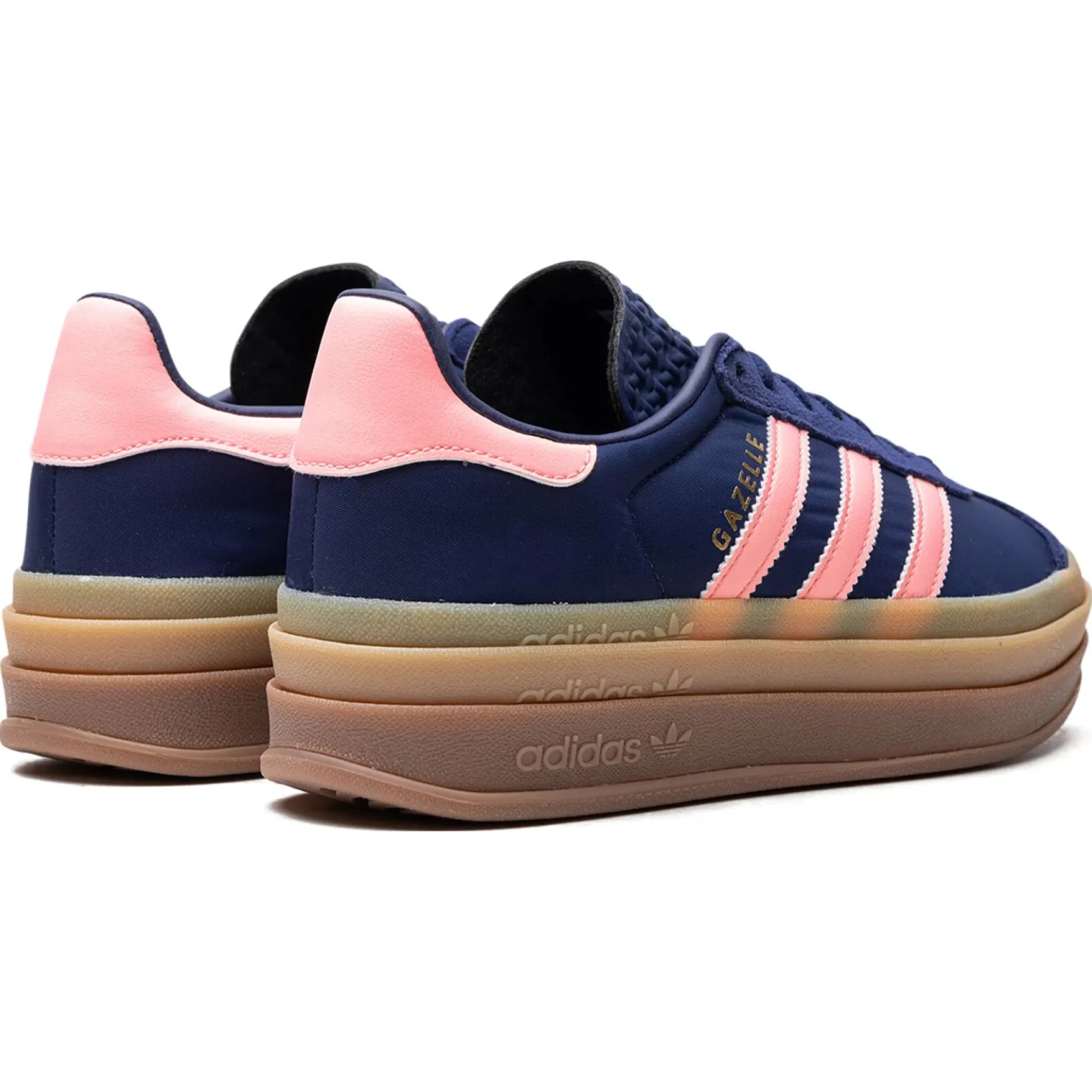 Кроссовки Adidas Gazelle Bold WMNS "Dark Blue Pink Spark" | Farsel