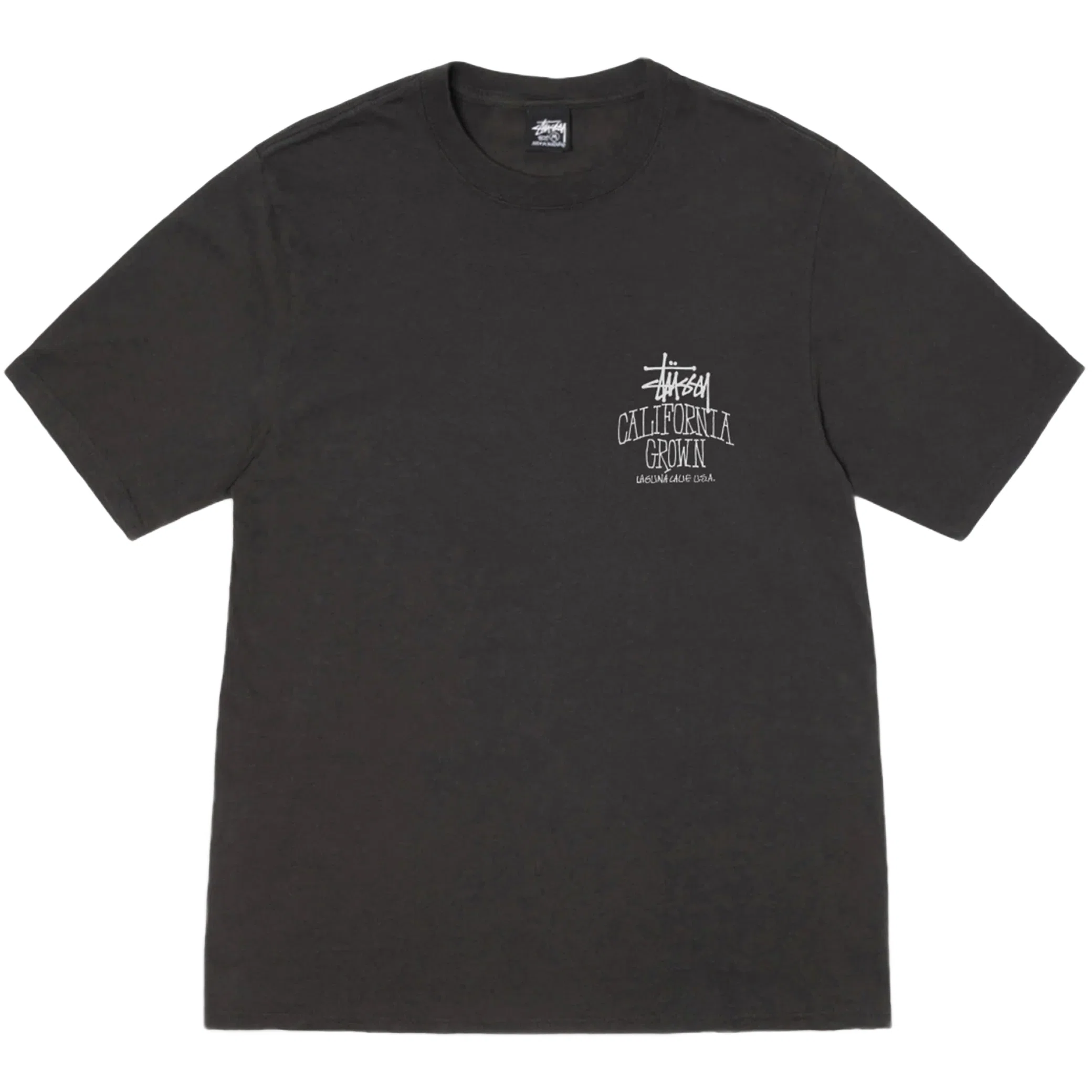 Футболки Stussy Cali Grown Tee Pigment Dyed "Faded Black" | Farsel