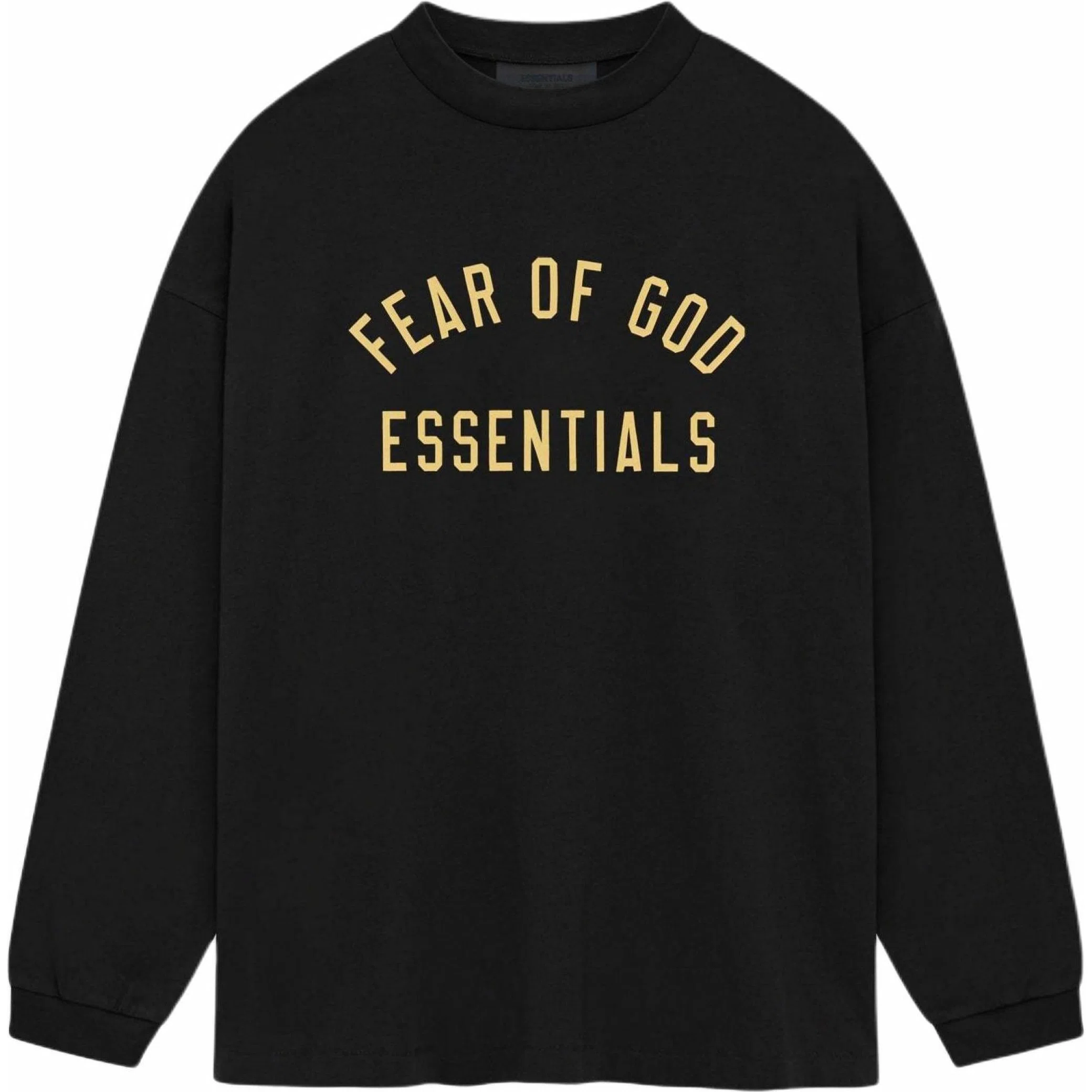 Лонгсливы Fear of God FW24 Essentials Jersey Long-Sleeve Tee "Black" | Farsel