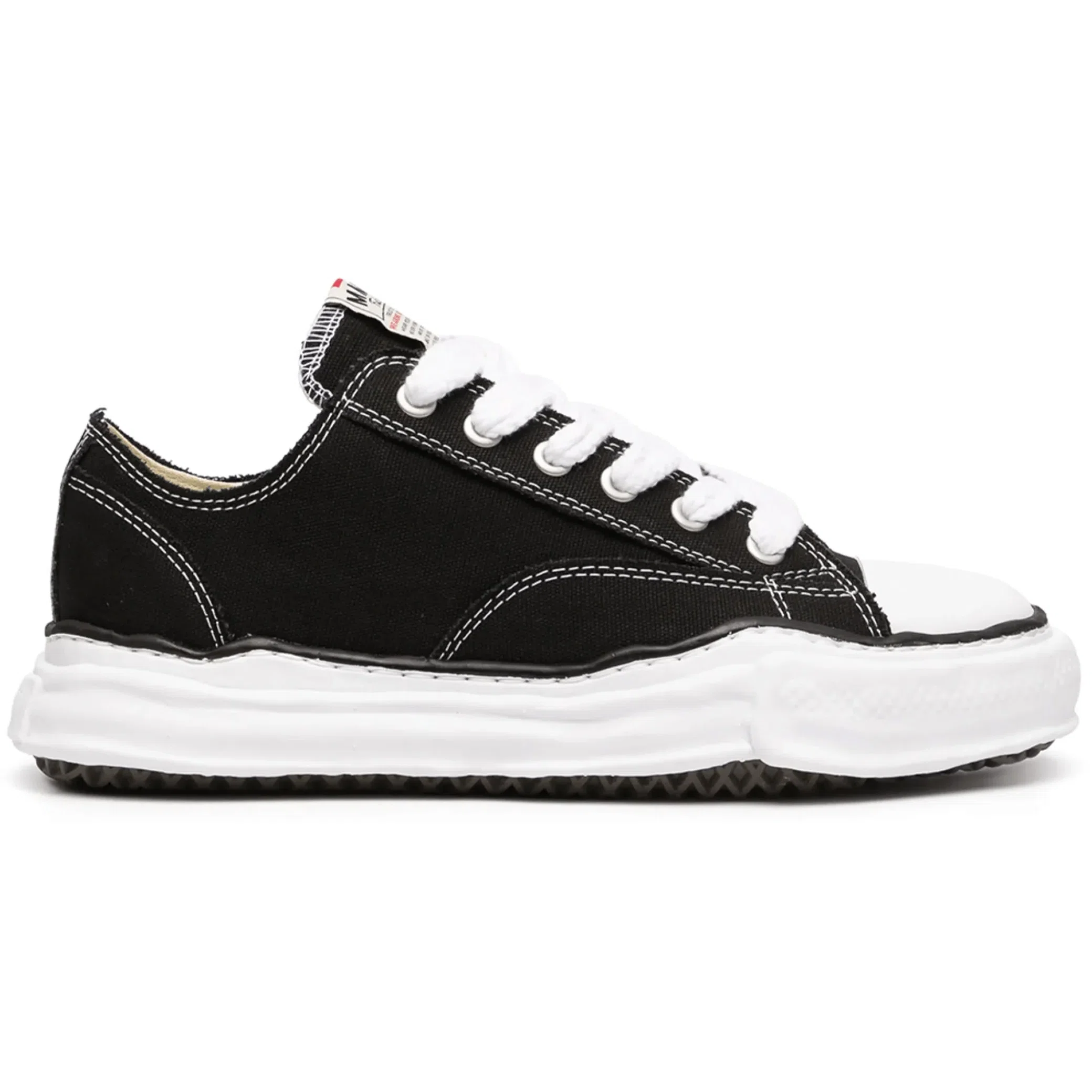 Кеды Maison MIHARA YASUHIRO Peterson OG Sole Canvas Low "Black" | Farsel