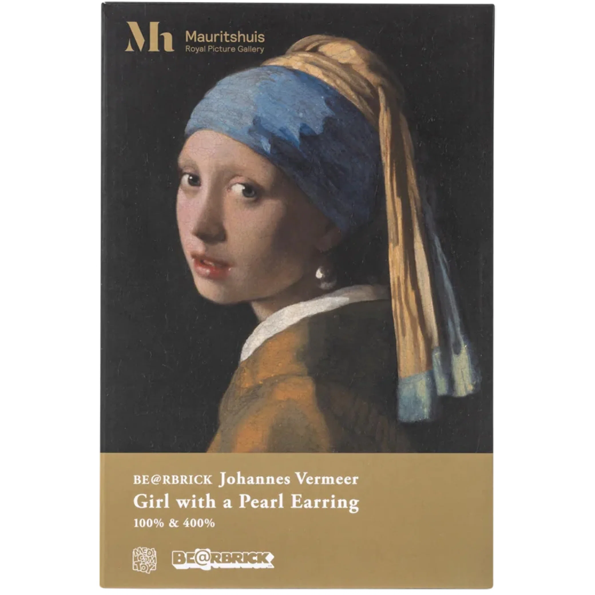 Игрушки Medicom Toy Bearbrick Johannes Vermeer "100% and 400%" | Farsel