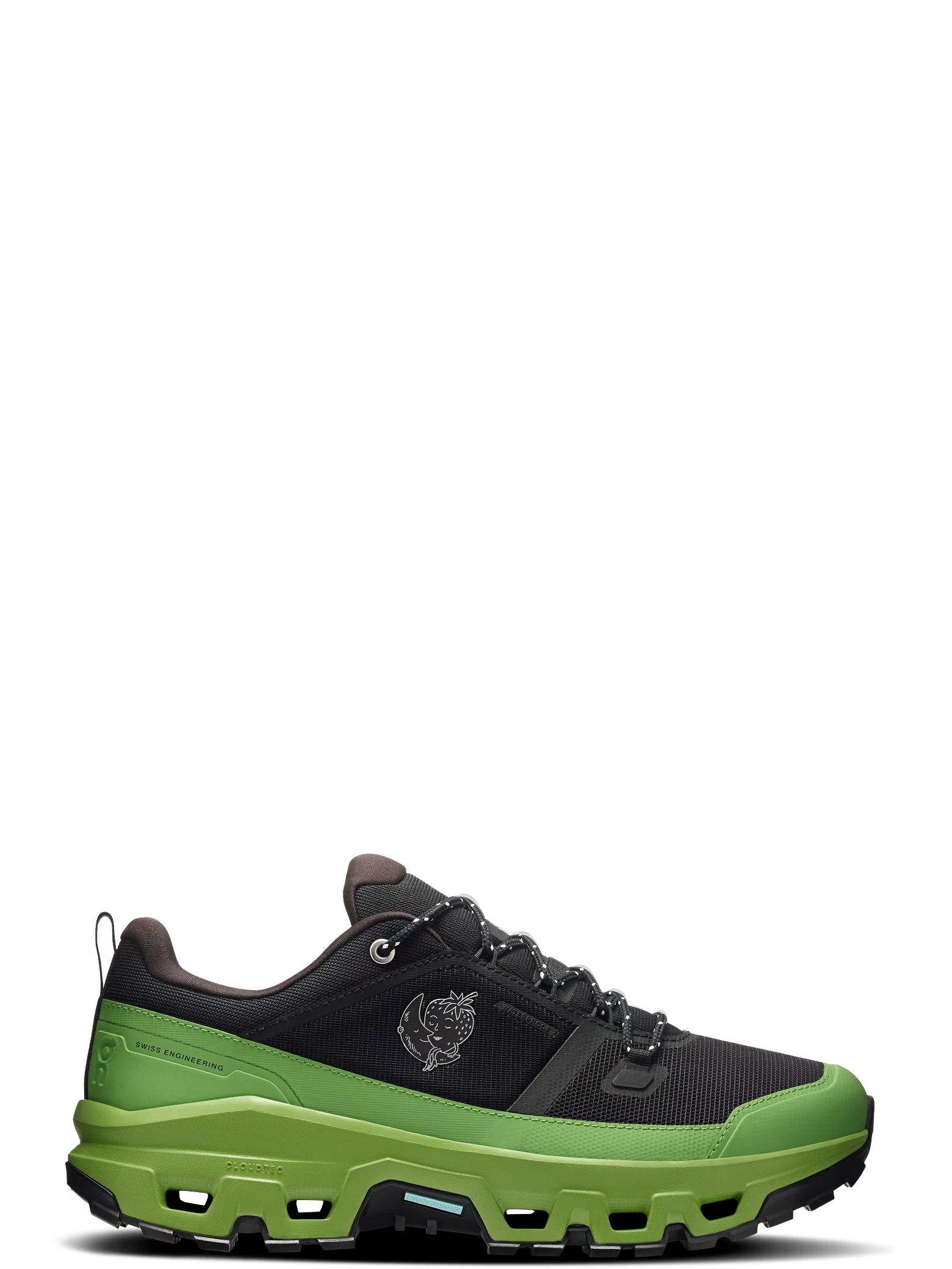 Кроссовки ON Sky High Farm Goods × Cloudrock Low Waterproof "Black / Celery" | Farsel